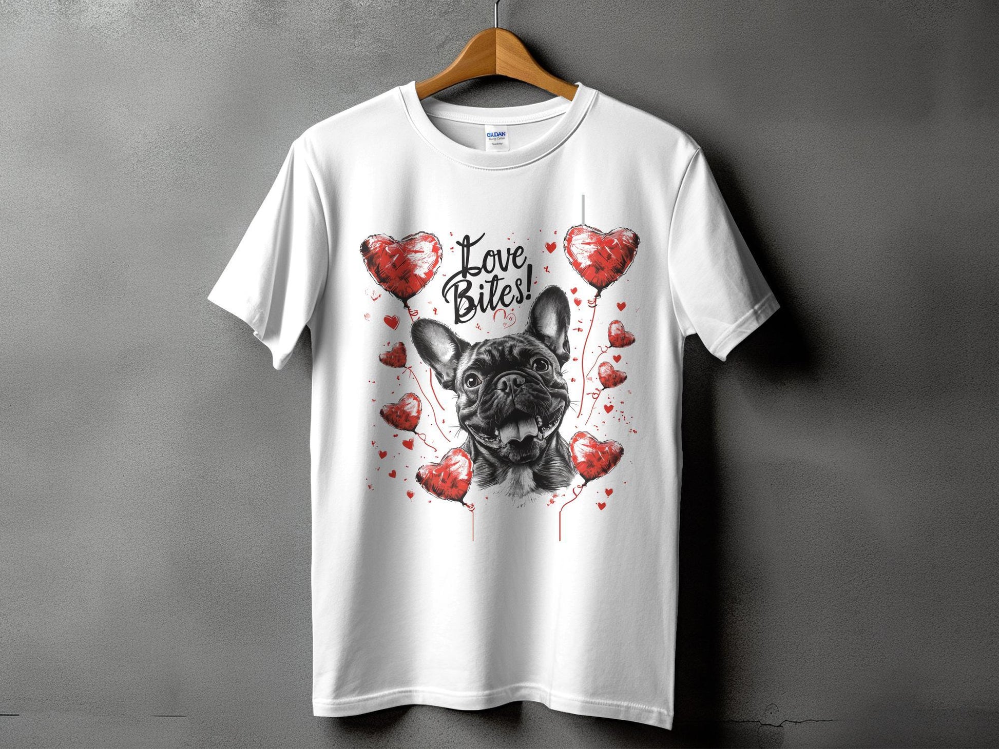 "Love Bites!" Frenchie - Unisex T-Shirt - Frenchie Emporium