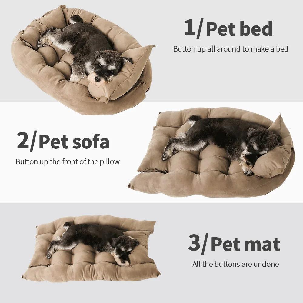 Multifunction Frenchie Bed 3 IN 1 : Bed - Sofa - Mat - Frenchie Emporium