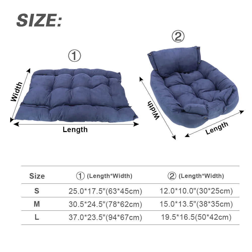 Multifunction Frenchie Bed 3 IN 1 : Bed - Sofa - Mat
