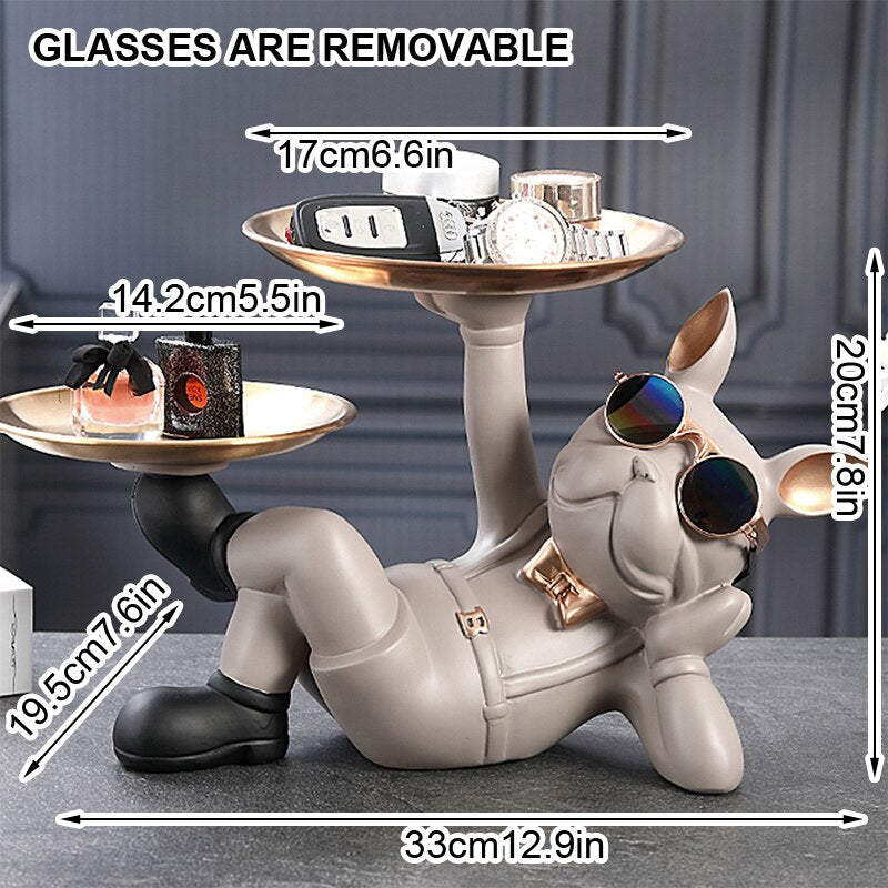 Nordic Table Decoration Ornament Butler Storage Box Resin Animal Sculpture For Home Living Room Decor, Gift