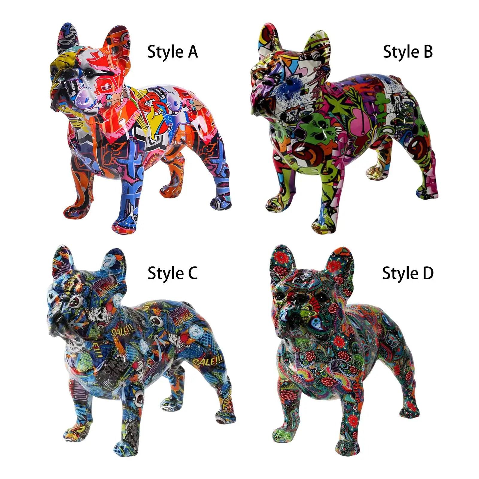 French Bulldog Graffiti Art Sculpture - Frenchie Emporium