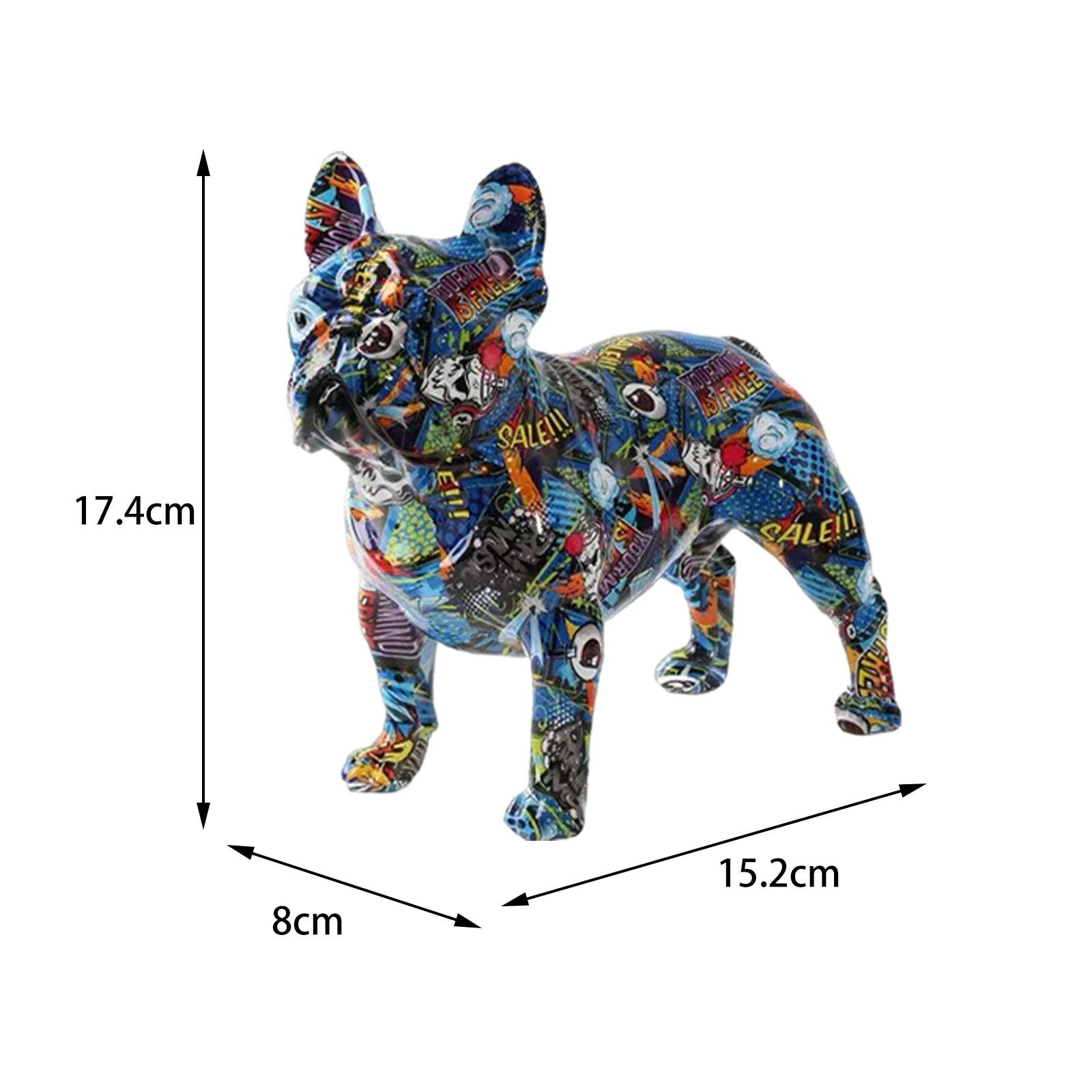 French Bulldog Graffiti Art Sculpture - Frenchie Emporium