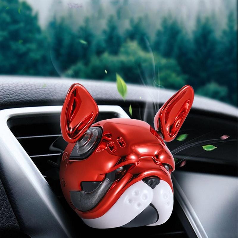 French Bulldog Car Essential Oil Aromatherapy Diffuser Gift Set
