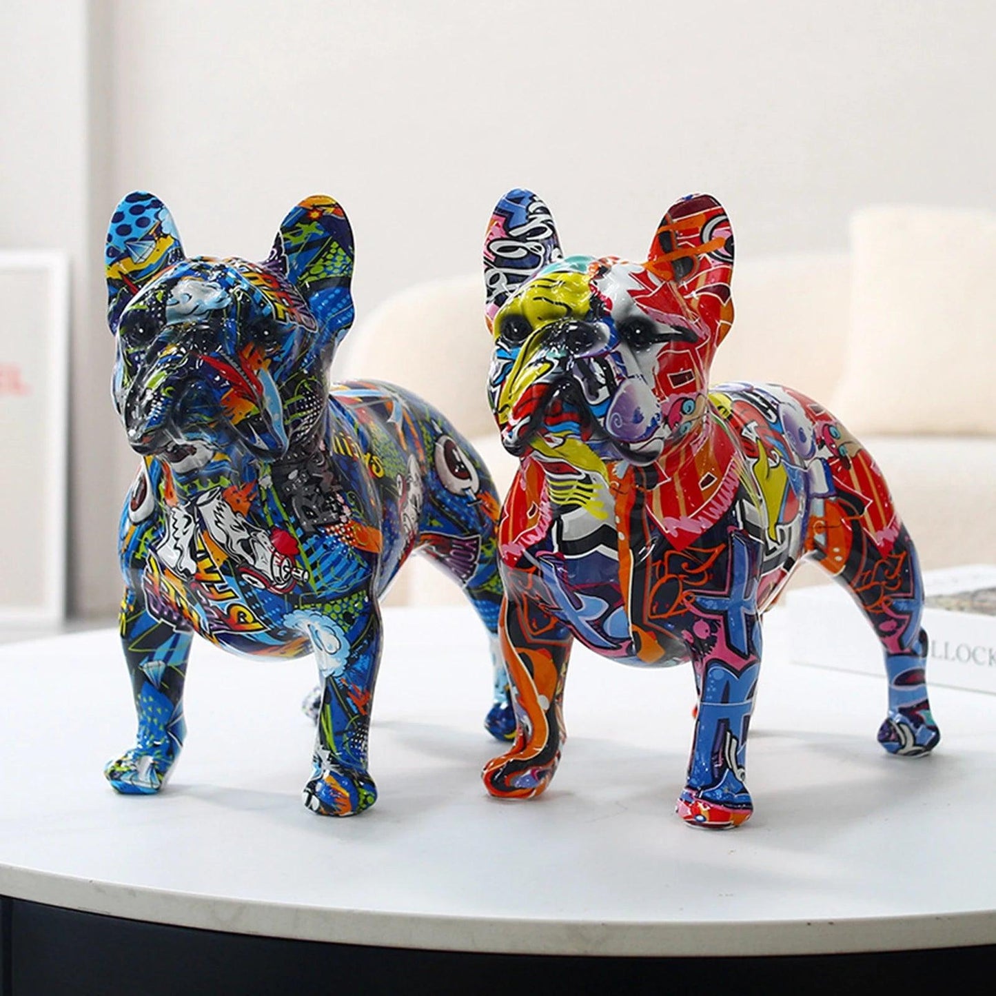 French Bulldog Graffiti Art Sculpture - Frenchie Emporium