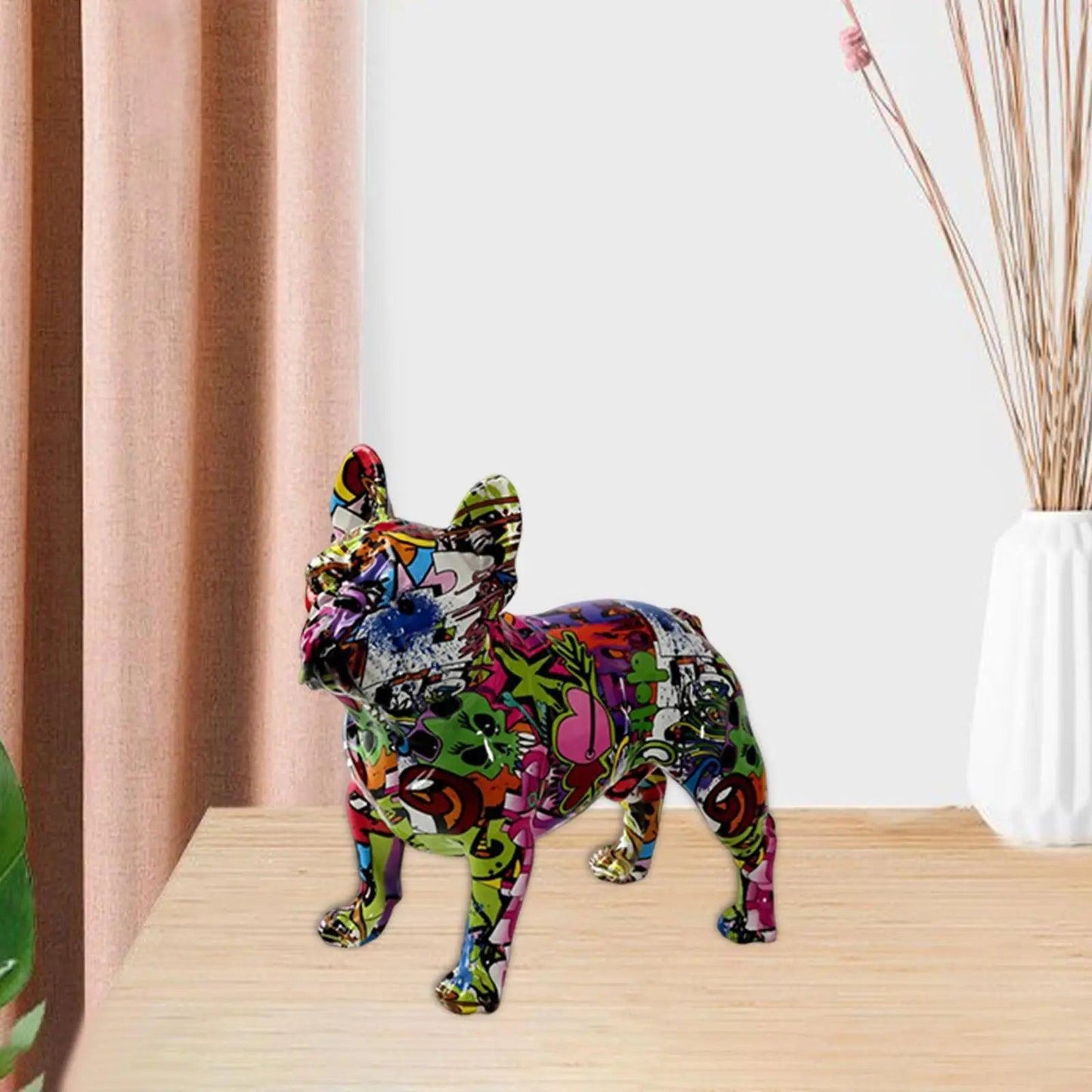 French Bulldog Graffiti Art Sculpture - Frenchie Emporium