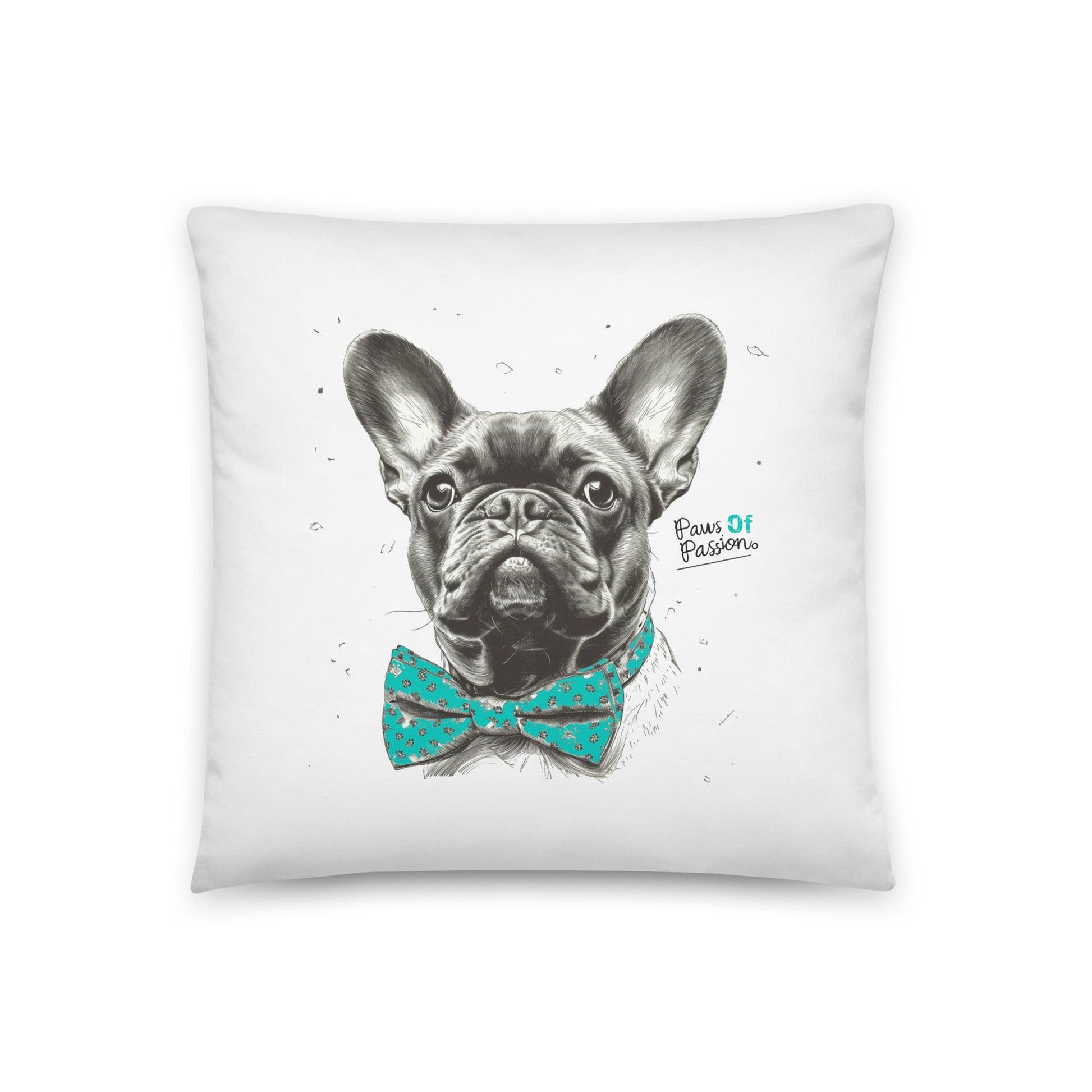 Frenchie 'Paws of Passion' Pillow - Frenchie Emporium