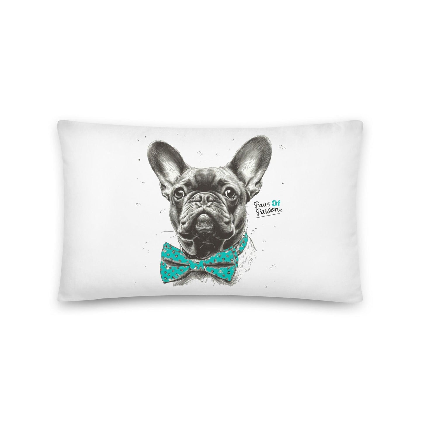 Frenchie 'Paws of Passion' Pillow - Frenchie Emporium