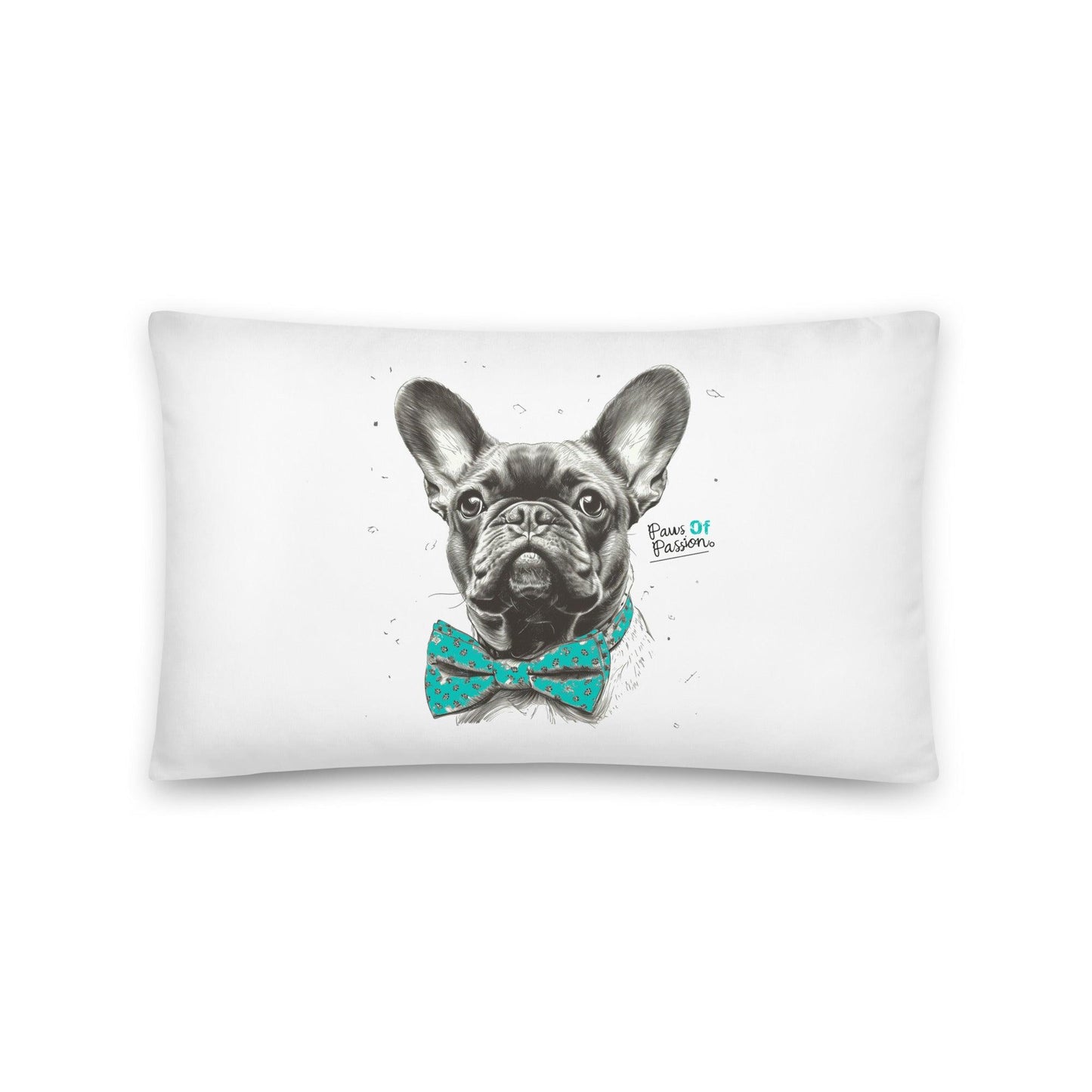 Frenchie 'Paws of Passion' Pillow - Frenchie Emporium