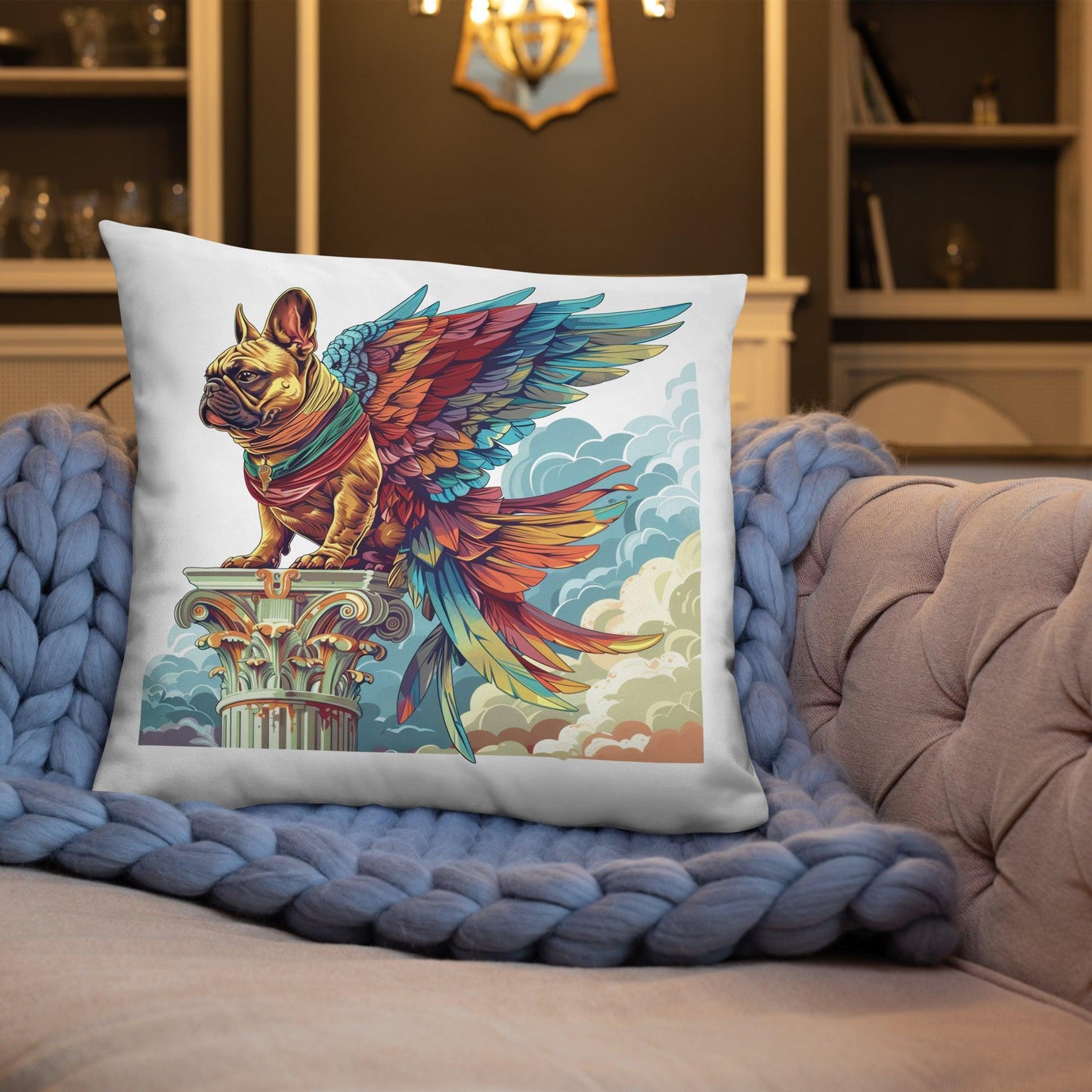 French Bulldog Griffin Pillow - Frenchie Emporium