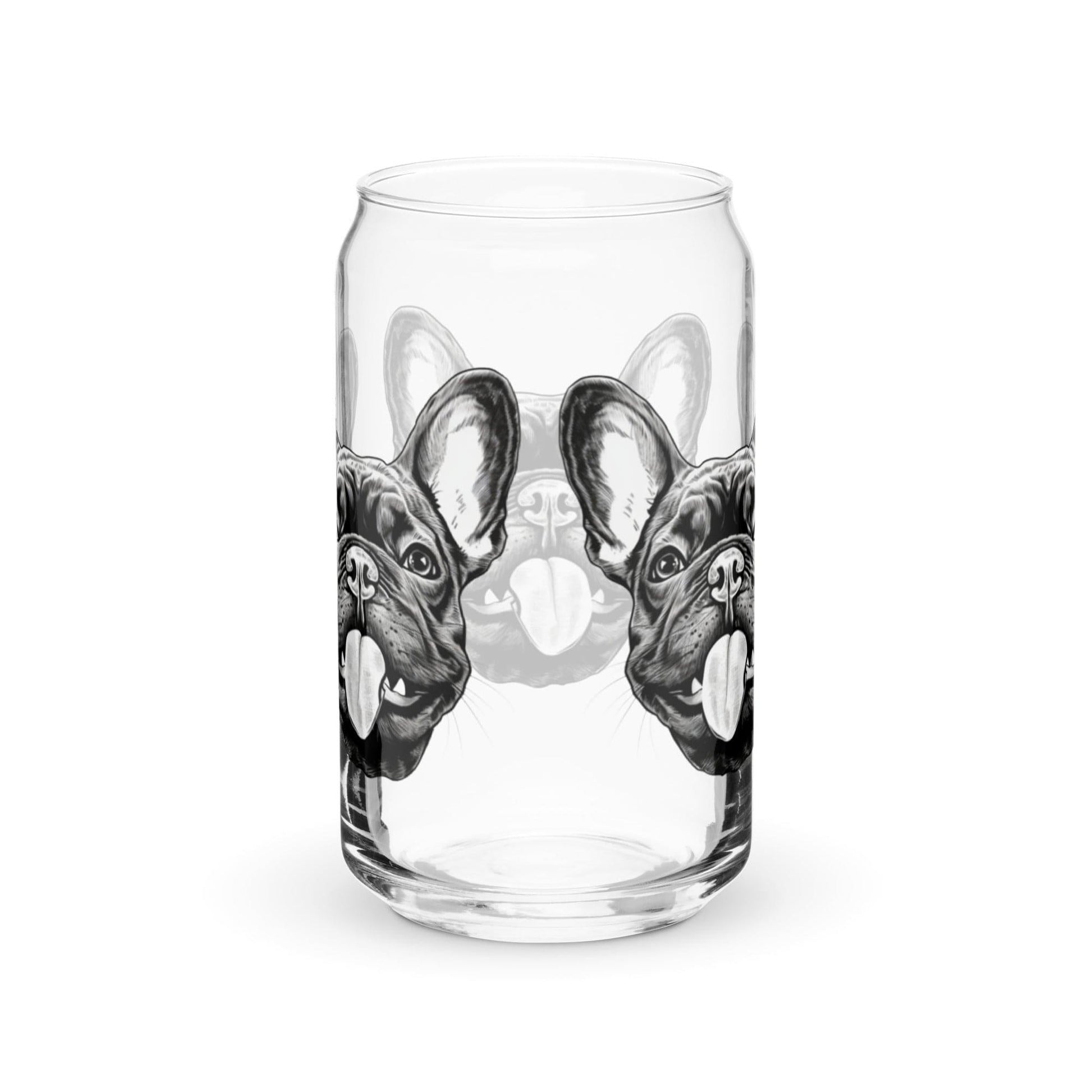 French Bulldog Can-shaped glass - Frenchie Emporium