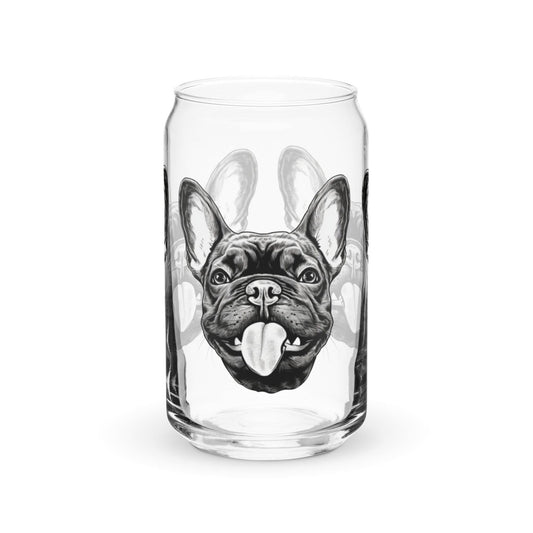 French Bulldog Can-shaped glass - Frenchie Emporium