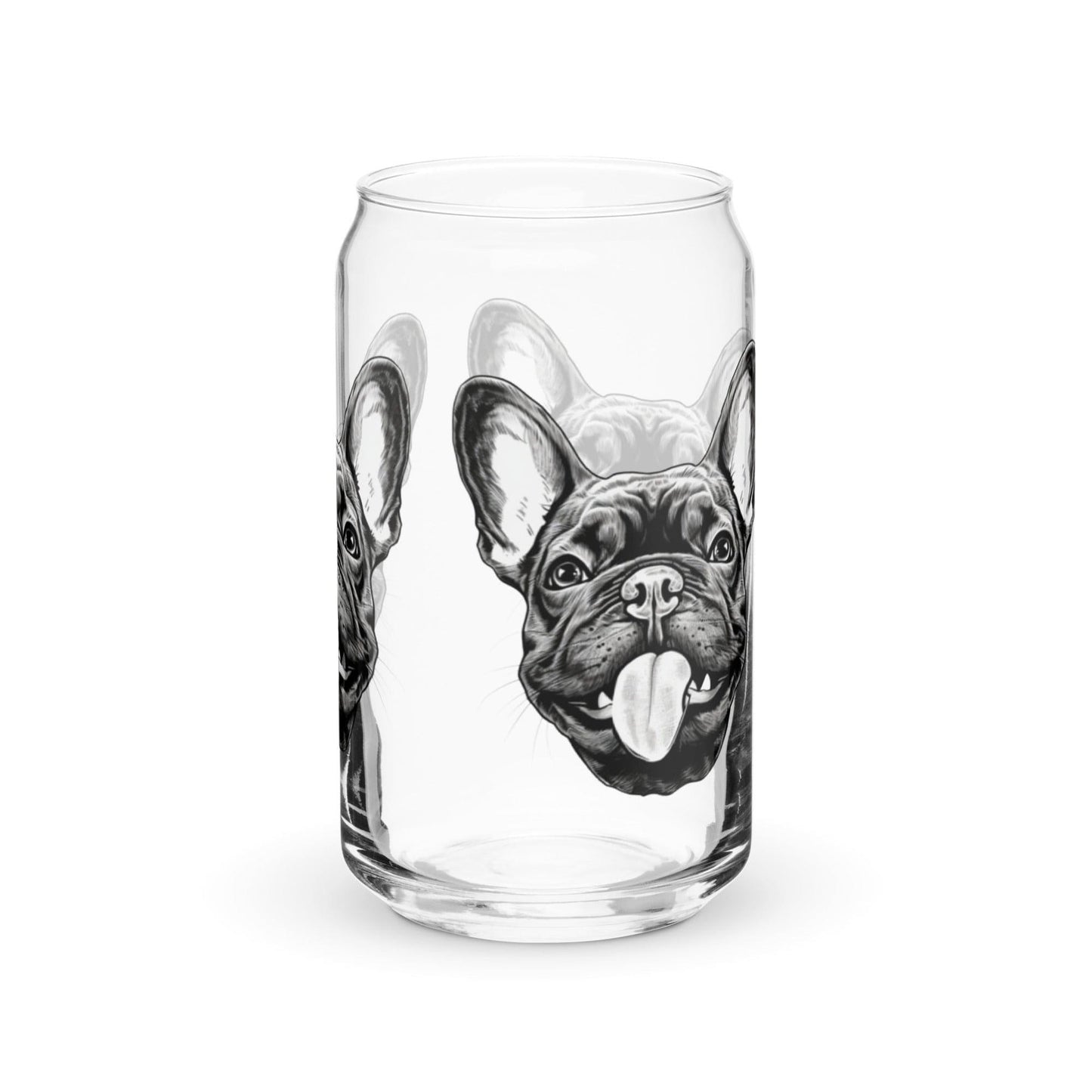 French Bulldog Can-shaped glass - Frenchie Emporium