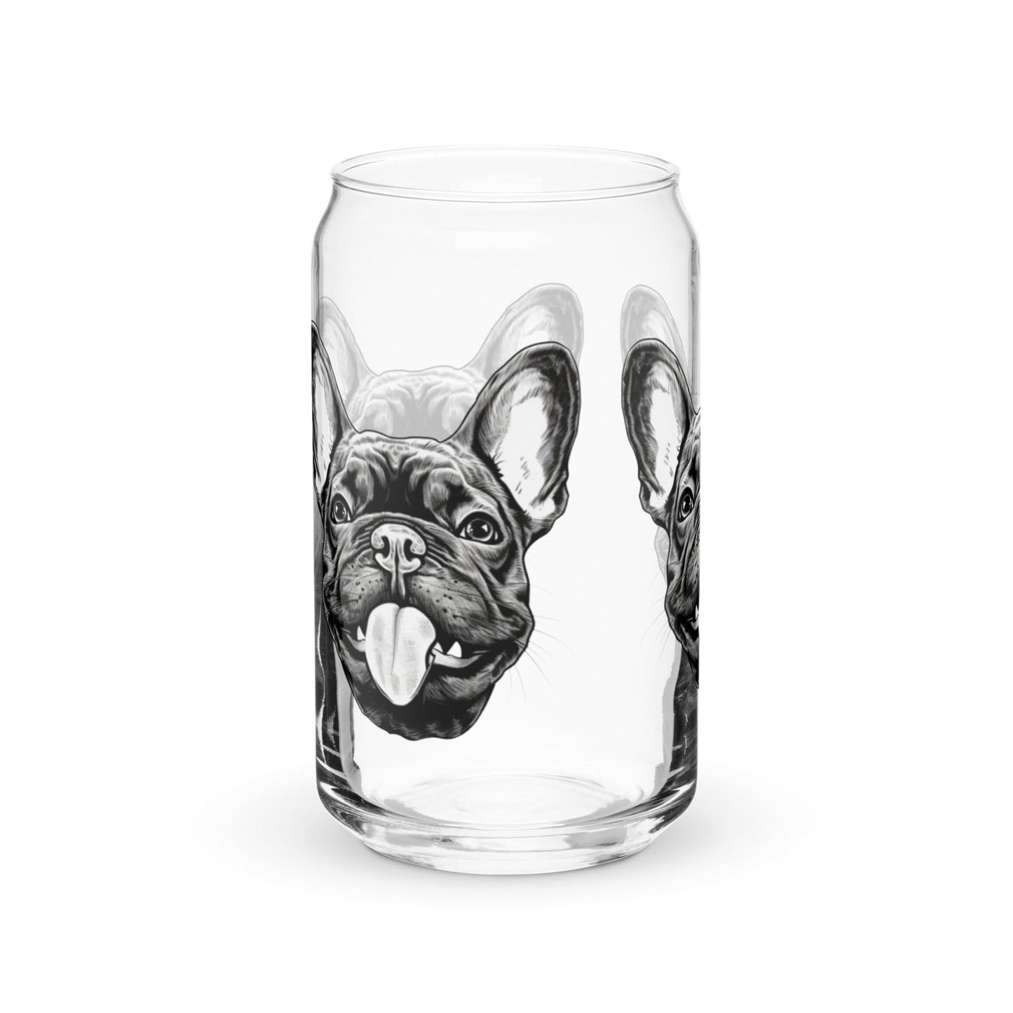 French Bulldog Can-shaped glass - Frenchie Emporium