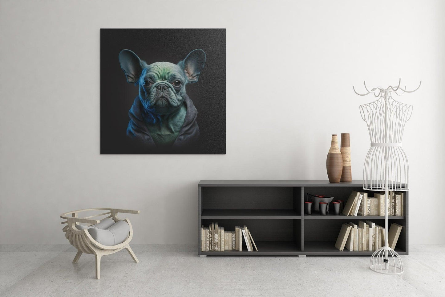 Yoda Frenchie Canvas - Frenchie Emporium