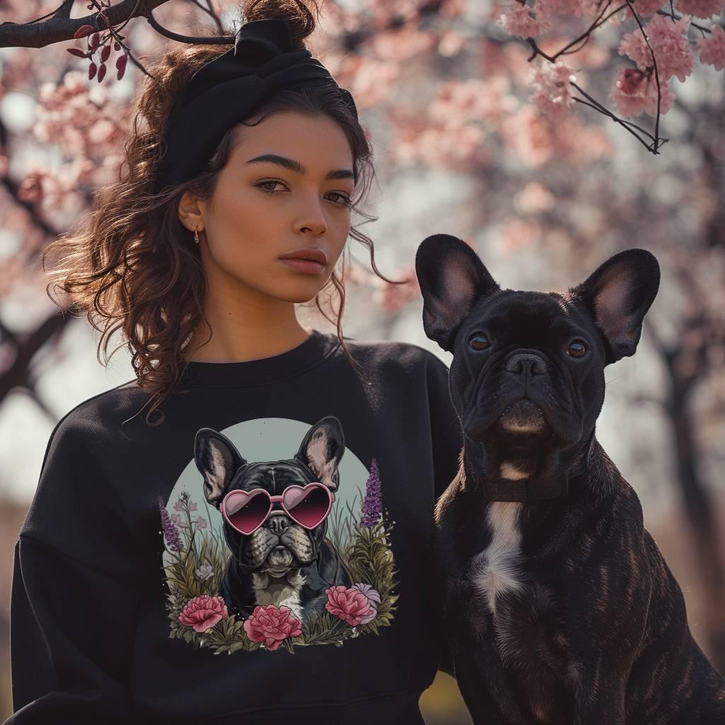 Frenchie Heartthrob Pooch Unisex Sweater - Frenchie Emporium