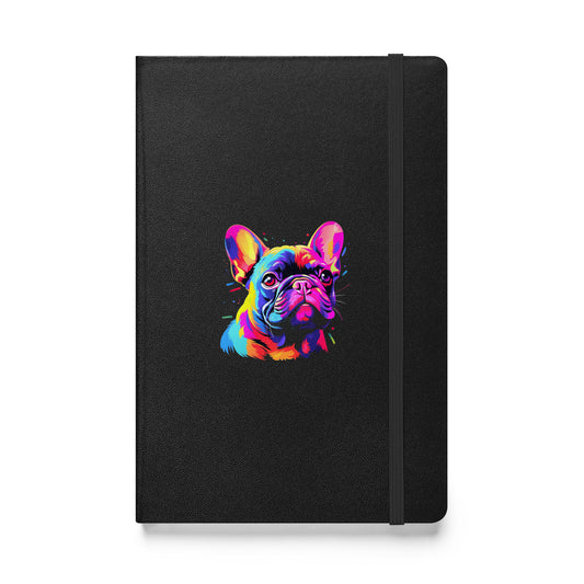 Hardcover bound notebook Frenchie