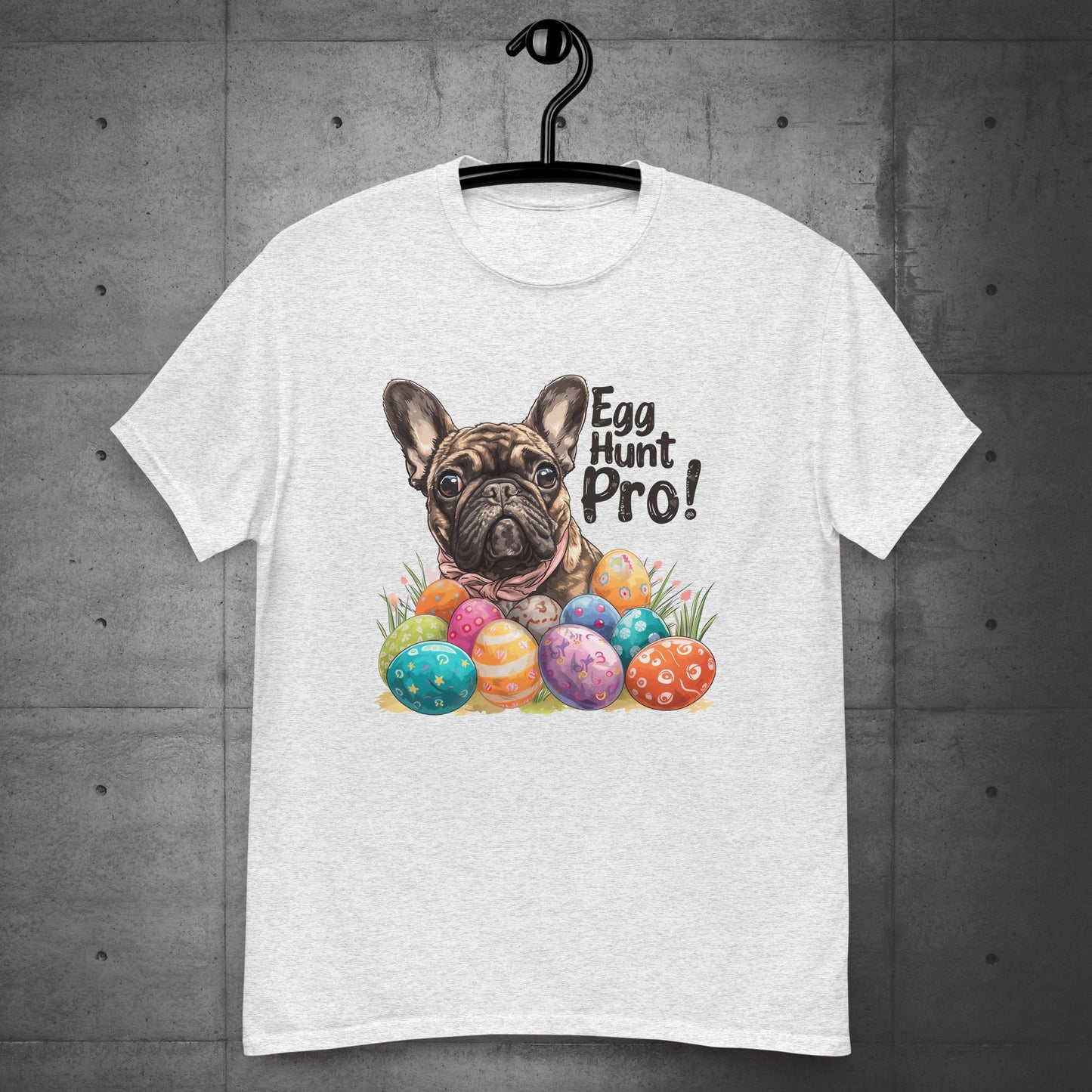 "Egg Hunt Pro!" French Bulldog - Unisex T-shirt - Frenchie Emporium