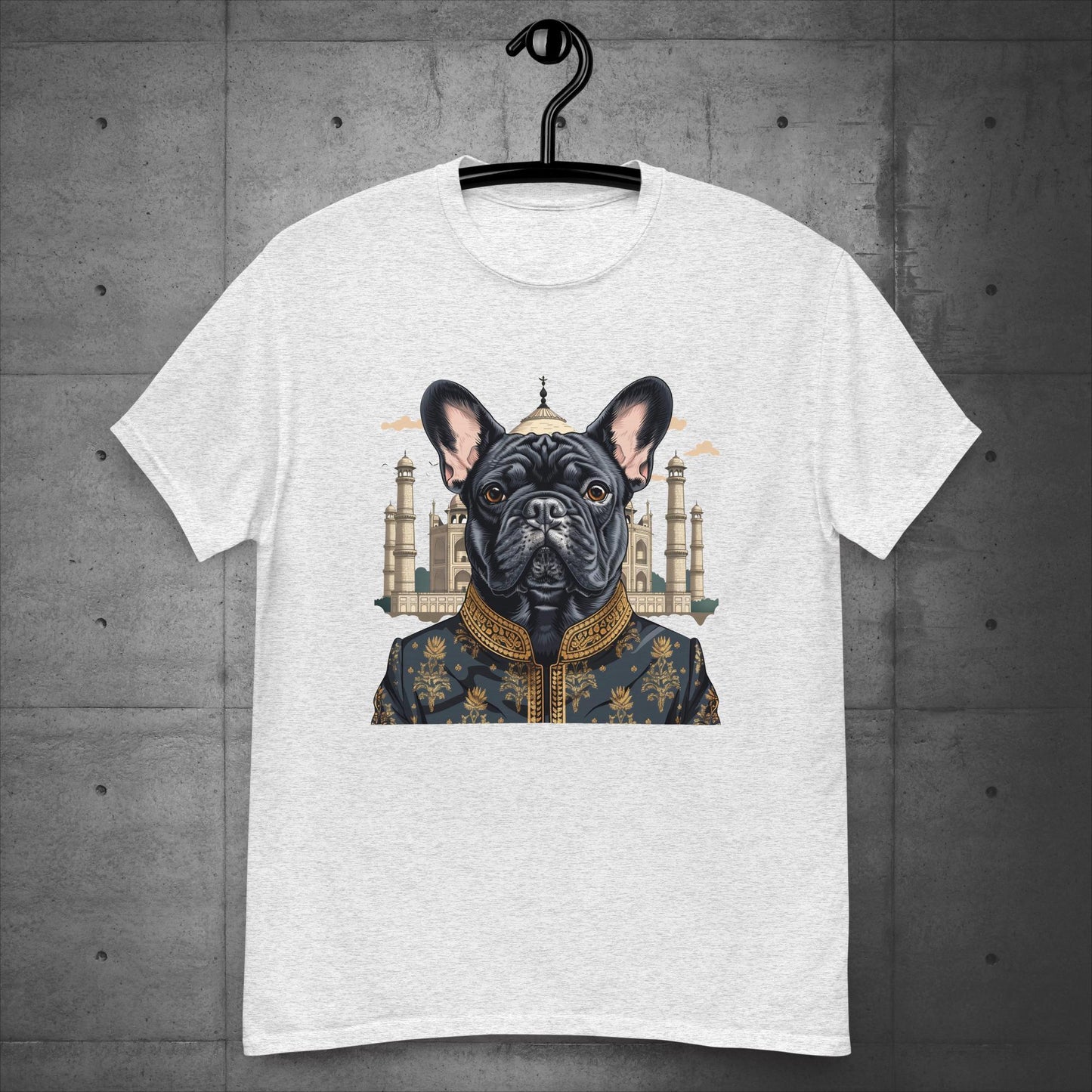 Majestic Taj Mahal Frenchie Unisex T-Shirt - Frenchie Emporium