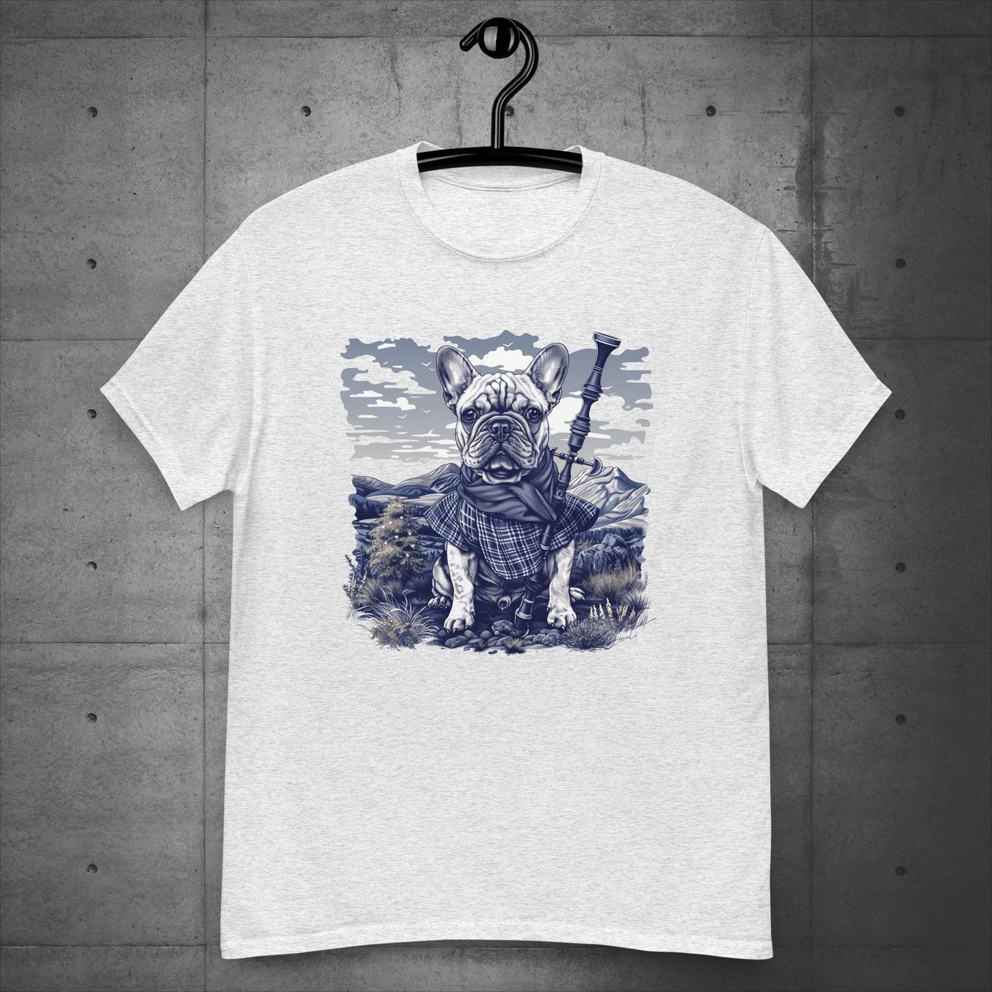 Tartan Highland Frenchie - Unisex T-Shirt - Frenchie Emporium