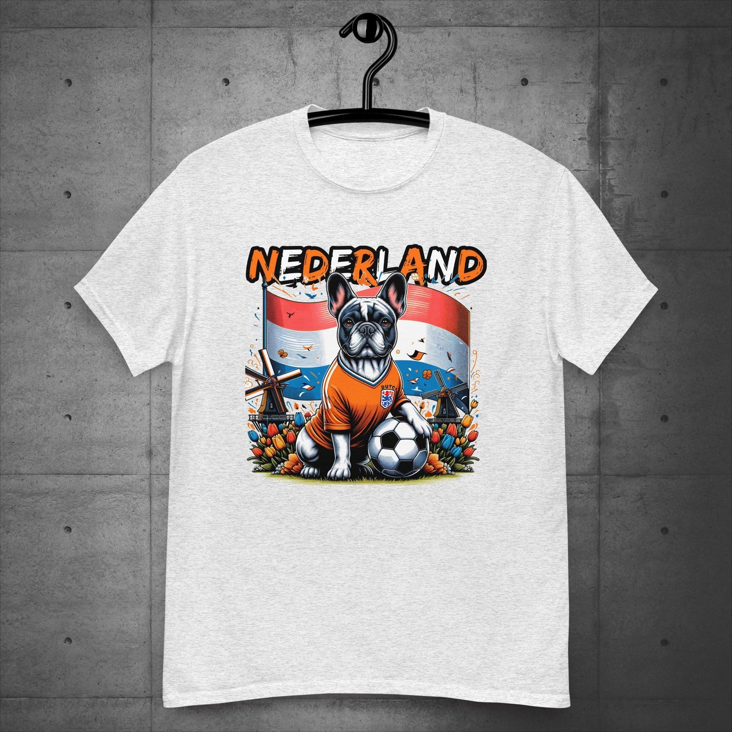 Frenchie Nederland Football Fan - Unisex T-Shirt - Frenchie Emporium