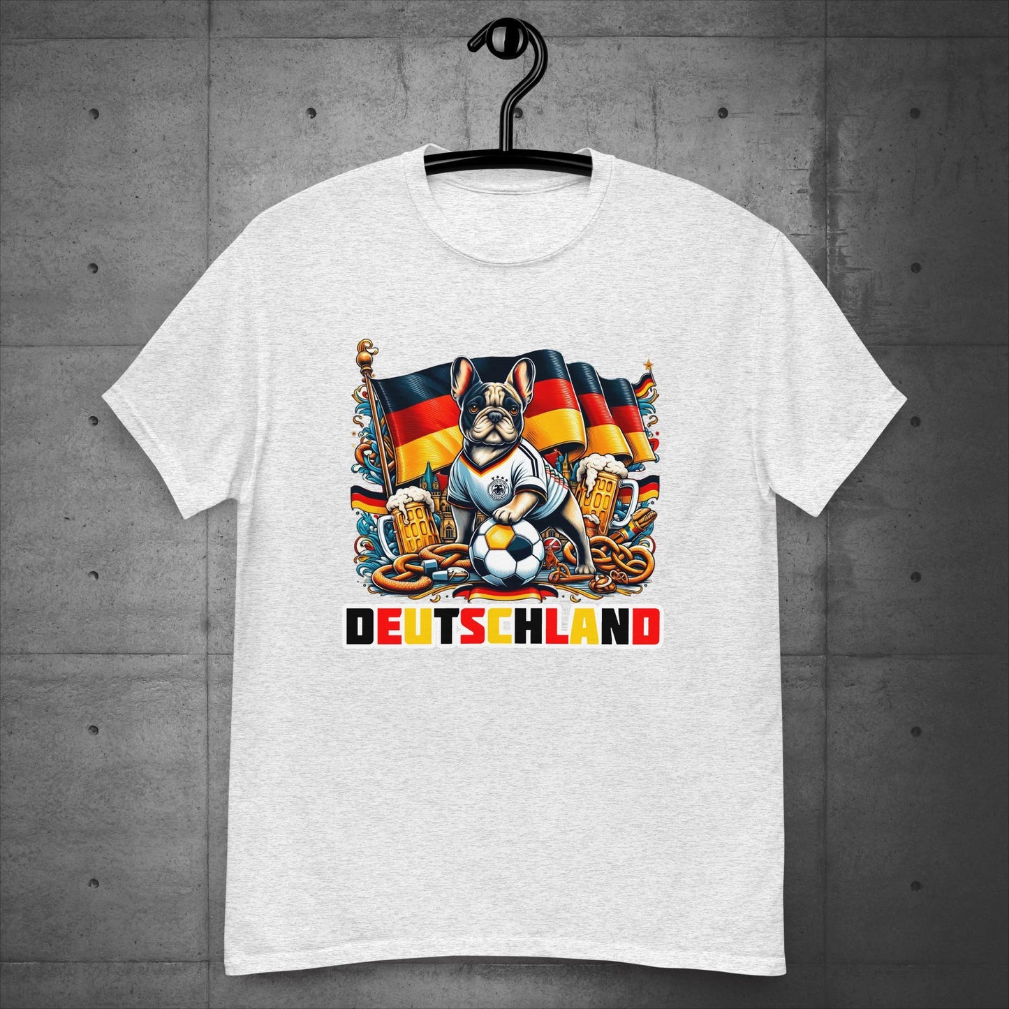 Frenchie Deutschland Football Fan - Unisex T-Shirt - Frenchie Emporium