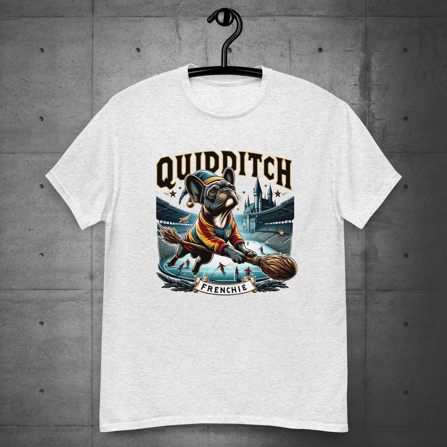 Unisex "Quidditch Frenchie" T-Shirt - Frenchie Emporium