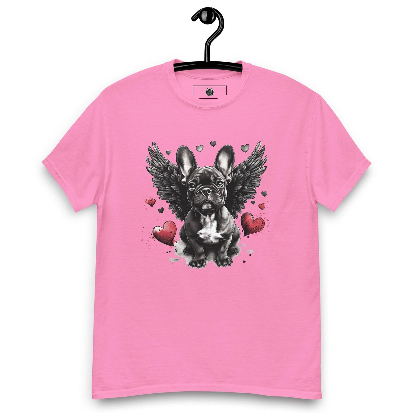 "Heavenly Hearts Frenchie" Unisex T-Shirt - Frenchie Emporium