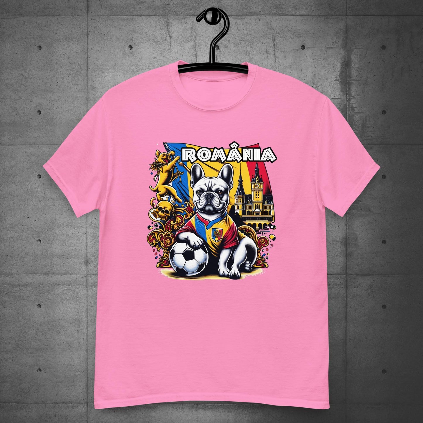 Frenchie Romanian Football Unisex T-Shirt! - Frenchie Emporium