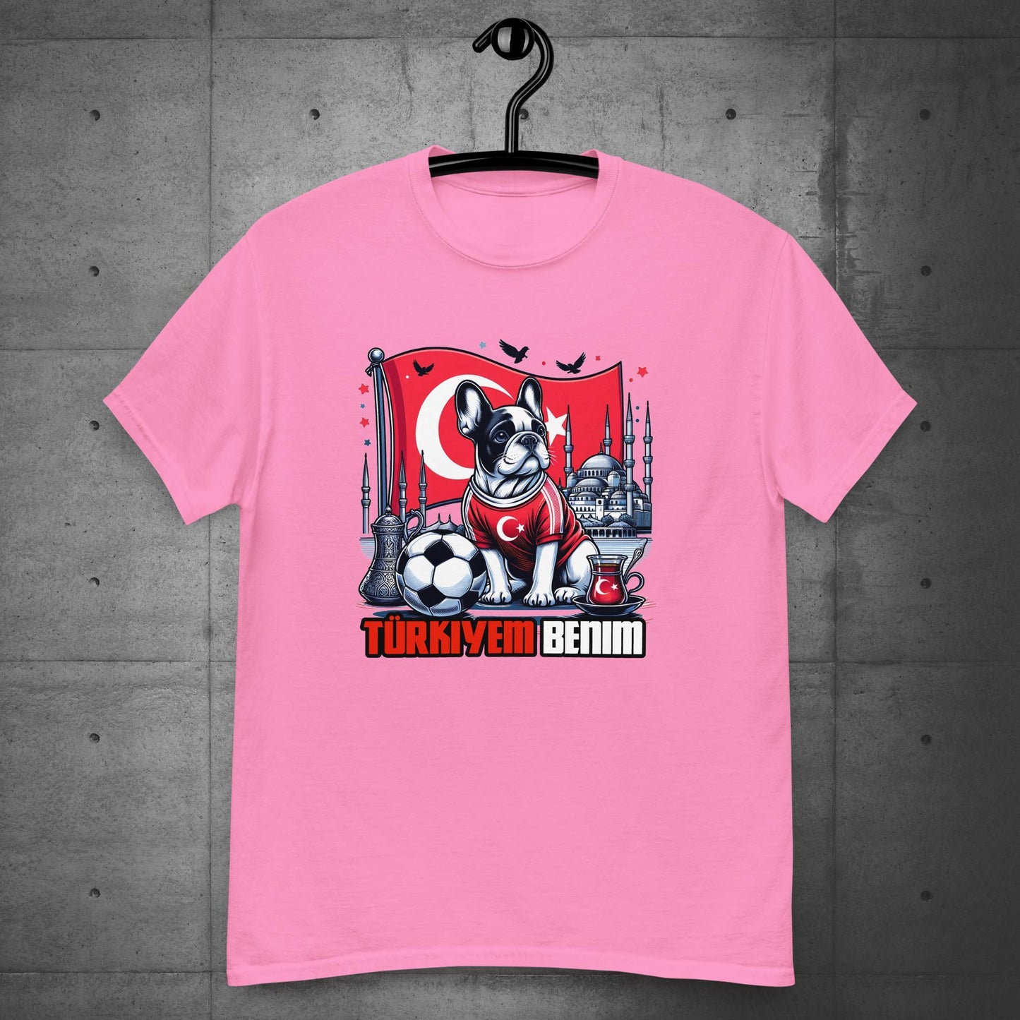 Frenchie Türkiye Football Unisex T-shirt! - Frenchie Emporium