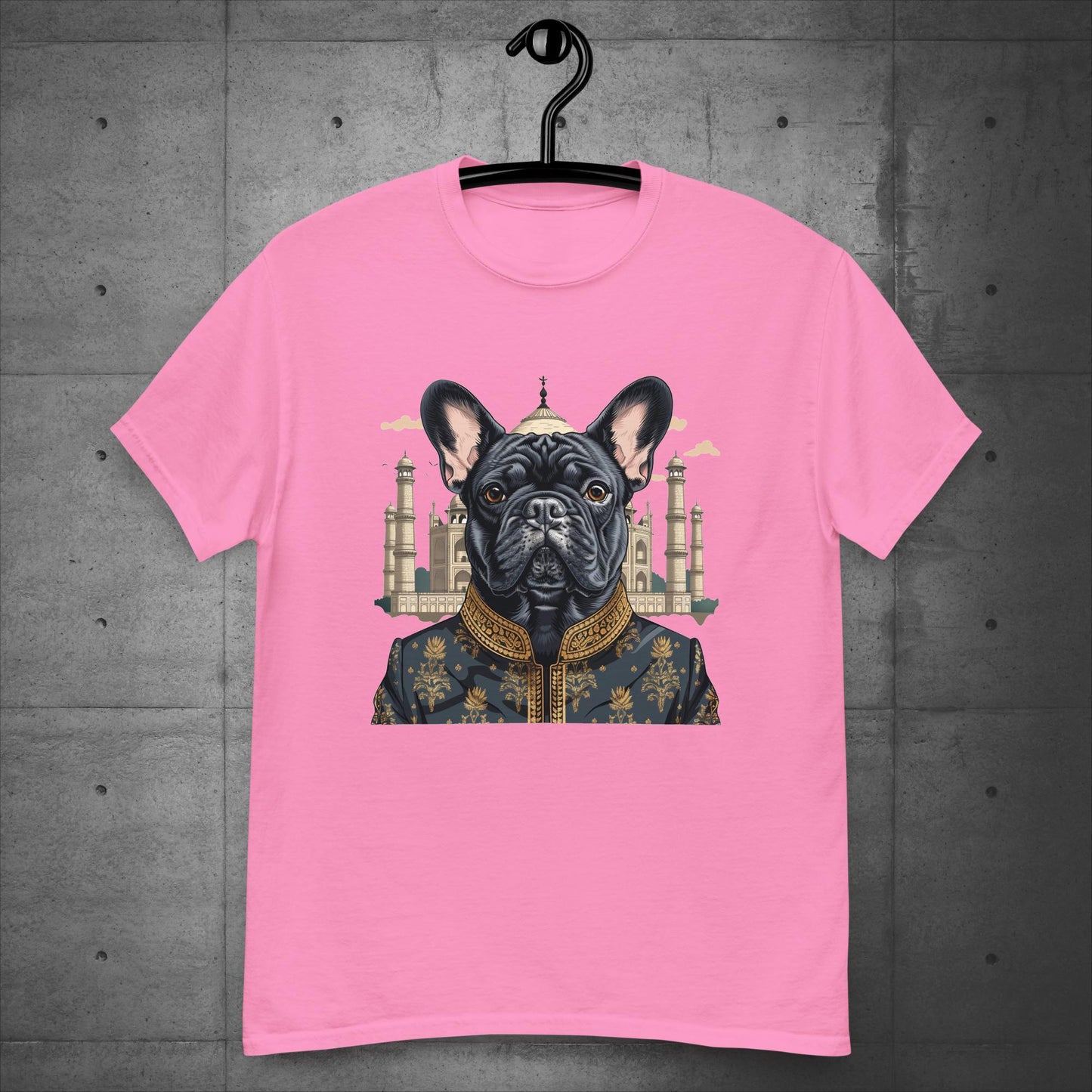 Majestic Taj Mahal Frenchie Unisex T-Shirt - Frenchie Emporium