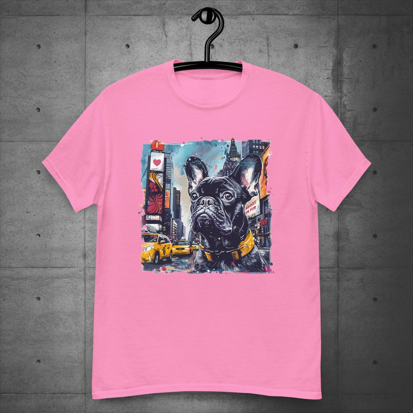 Dynamic Times Square Frenchie - Unisex T-shirt - Frenchie Emporium