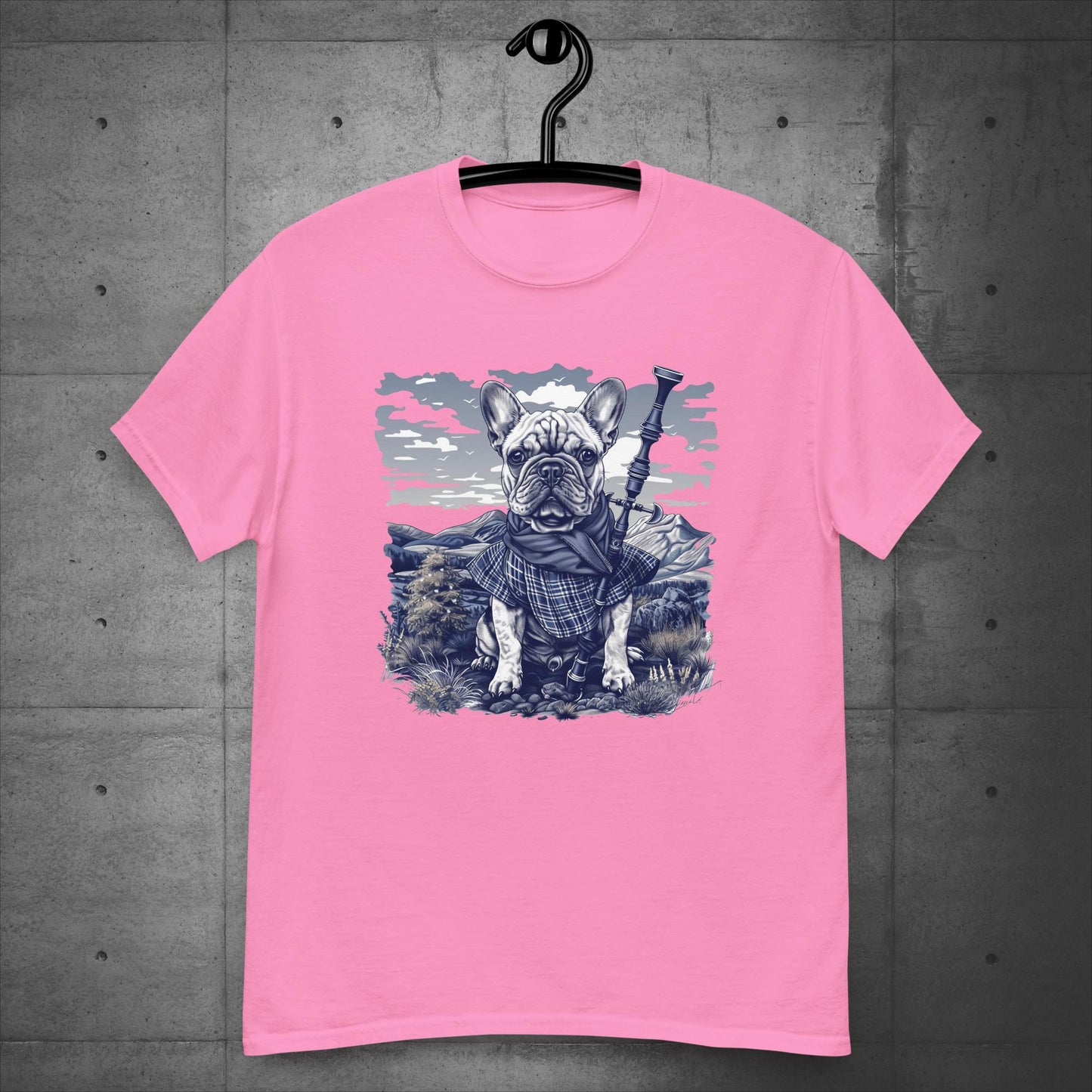 Tartan Highland Frenchie - Unisex T-Shirt - Frenchie Emporium
