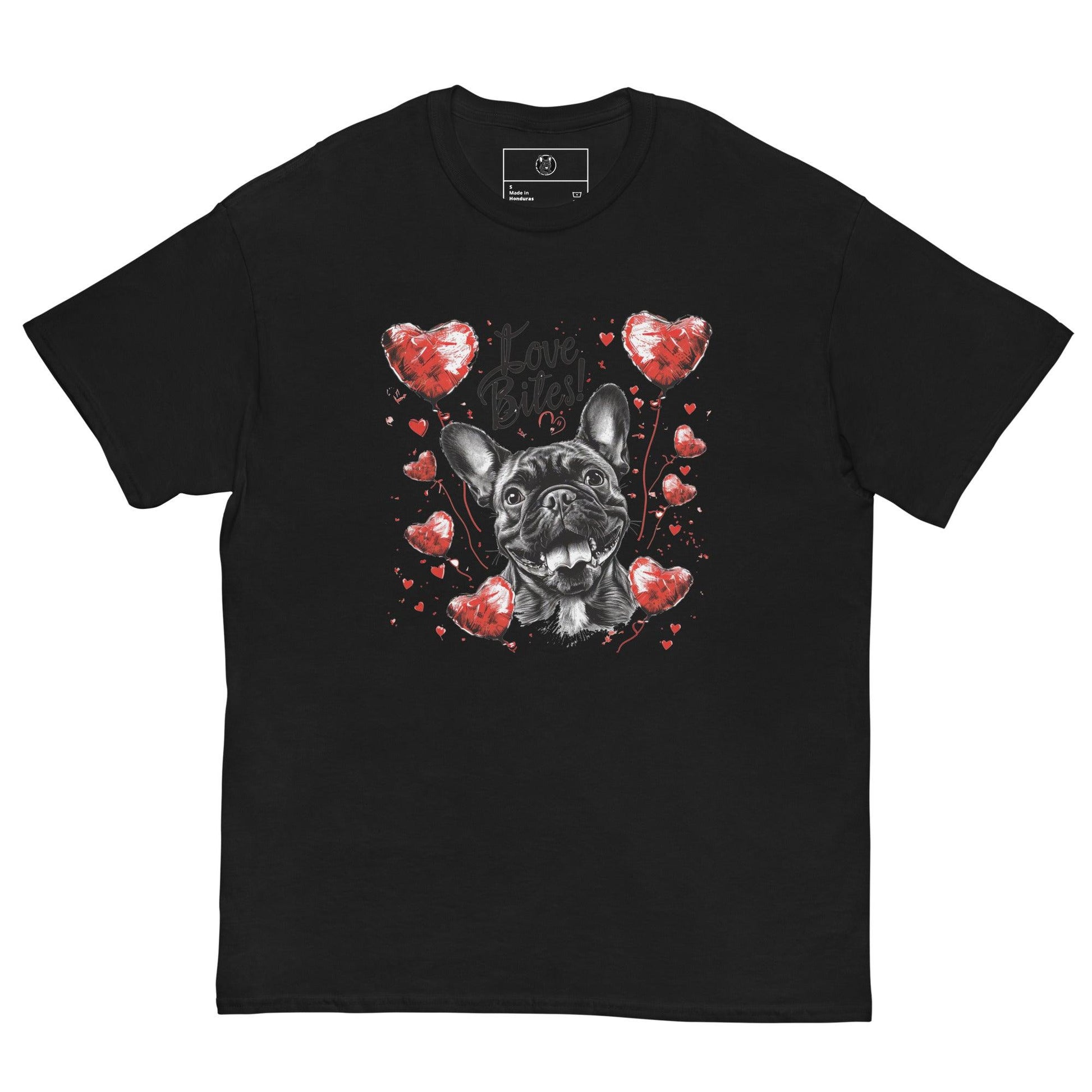 "Love Bites!" Frenchie - Unisex T-Shirt - Frenchie Emporium
