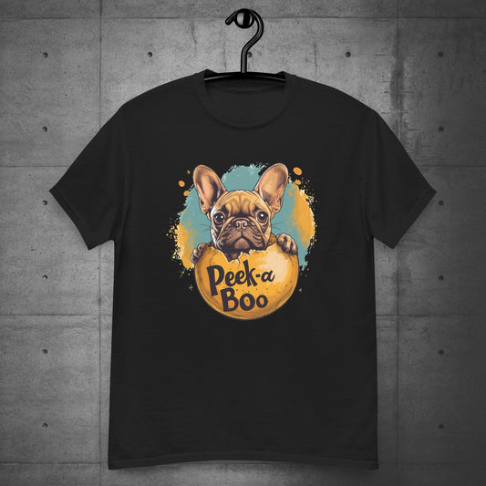 Peek-a-Boo Frenchie - Unisex T-Shirt - Frenchie Emporium