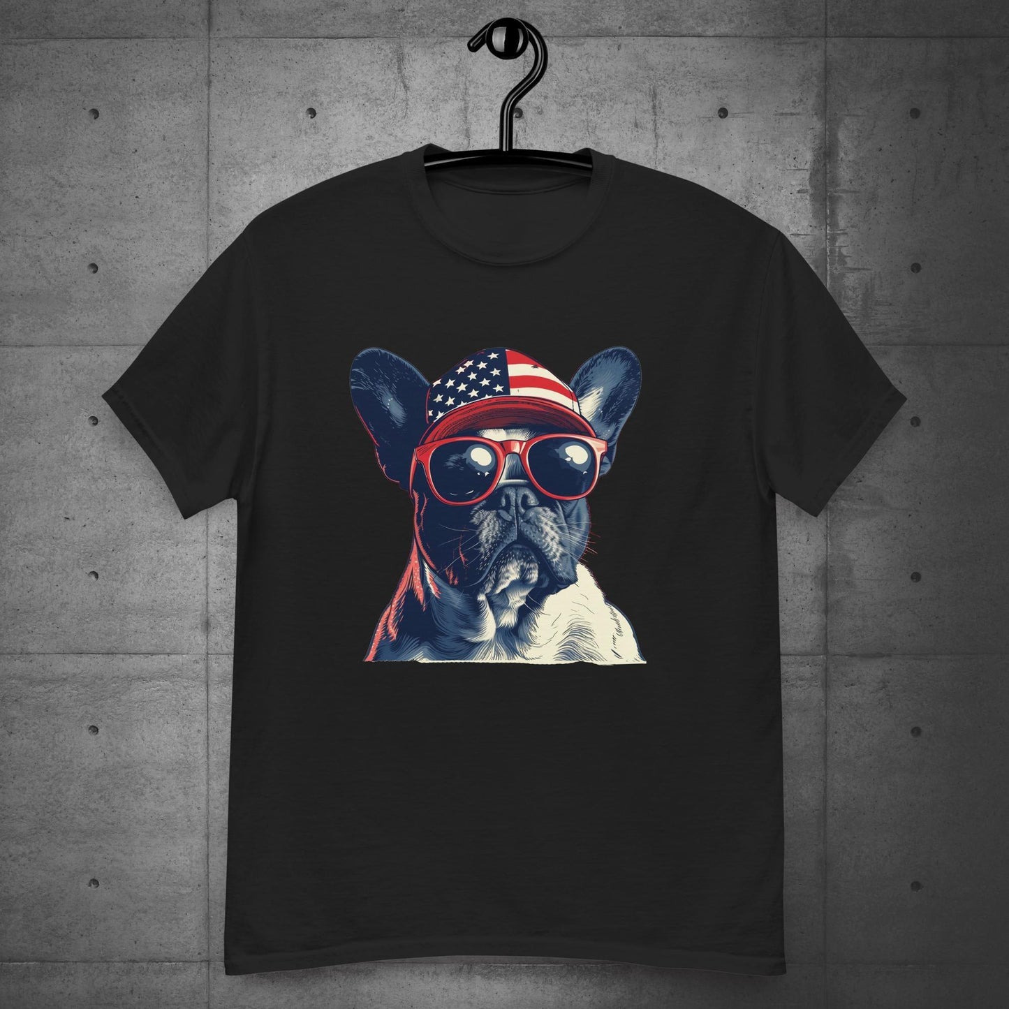 Frenchie Unisex T-shirt- Pride of America - Frenchie Emporium