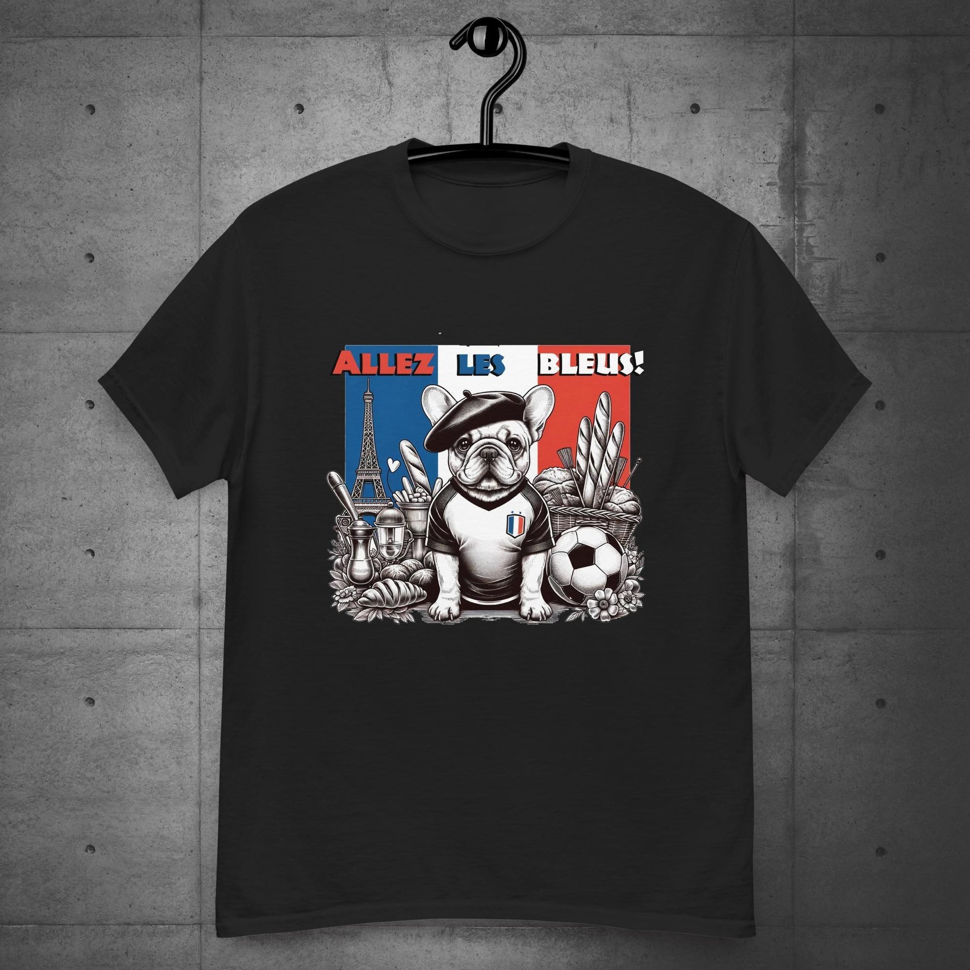 Frenchie Football France - Allez les Bleus! Unisex T-Shirt - Frenchie Emporium