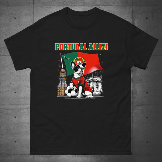 Frenchie Portugal Football Unisex T-Shirt