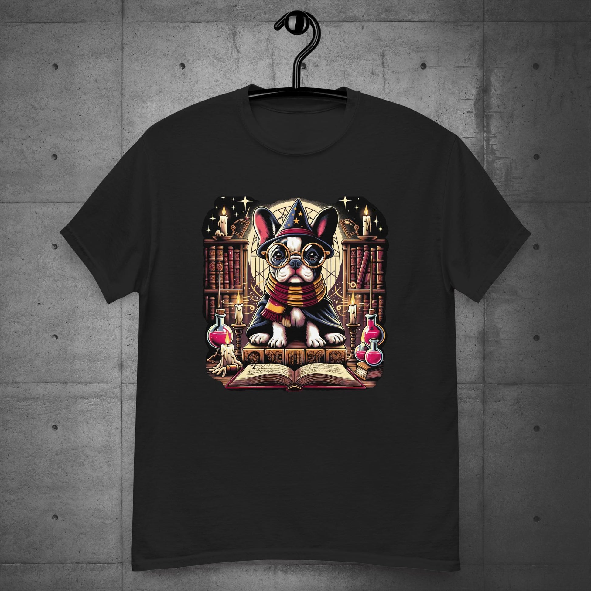 Unisex "Frenchie Wizard's Apprentice" T-Shirt - Frenchie Emporium