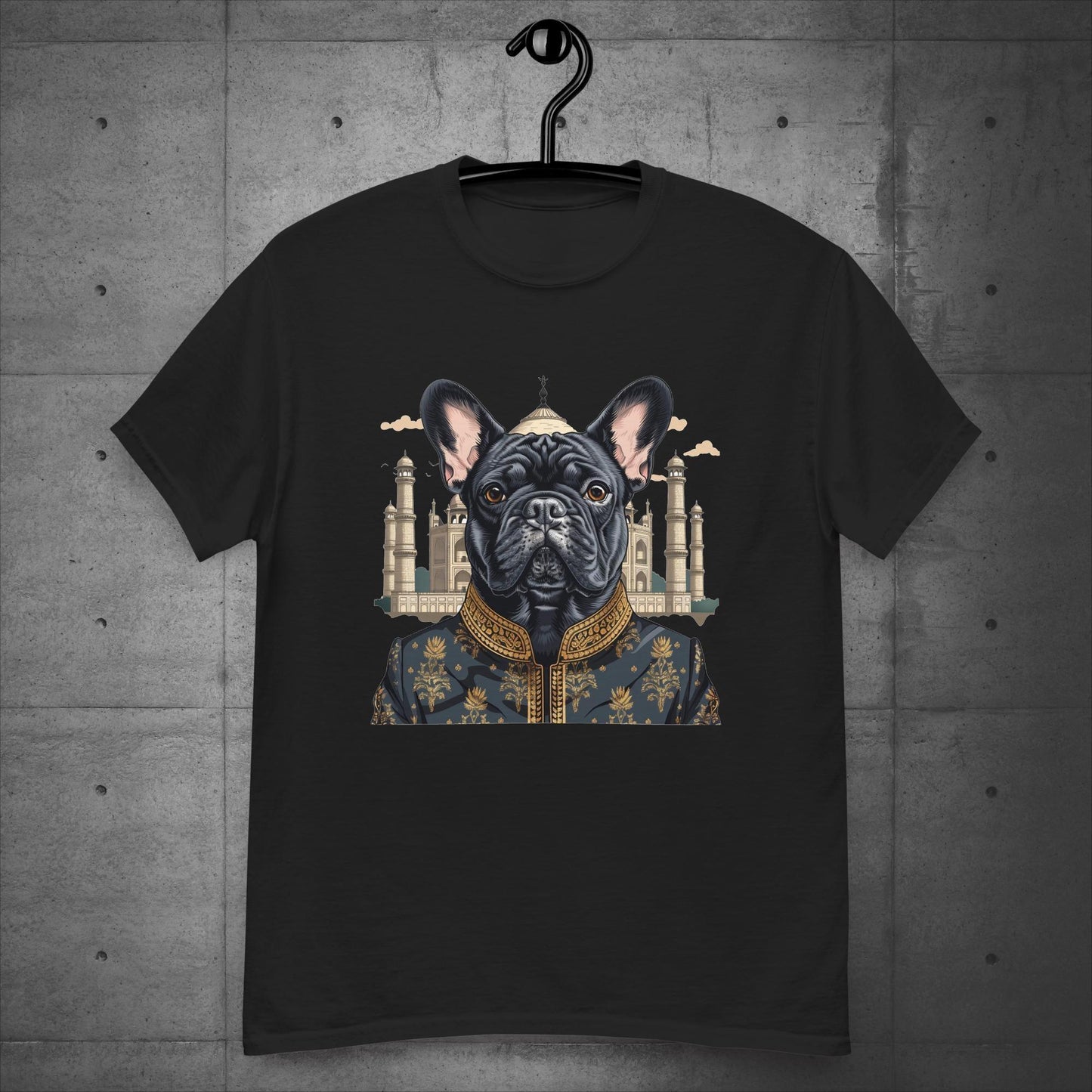 Majestic Taj Mahal Frenchie Unisex T-Shirt - Frenchie Emporium