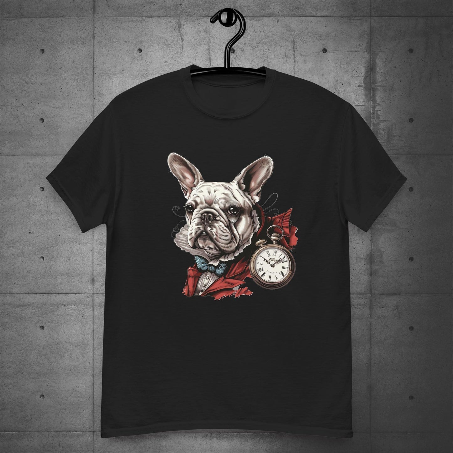 Alice in Wonderland White Rabbit Frenchie - Unisex T-Shirt - Frenchie Emporium
