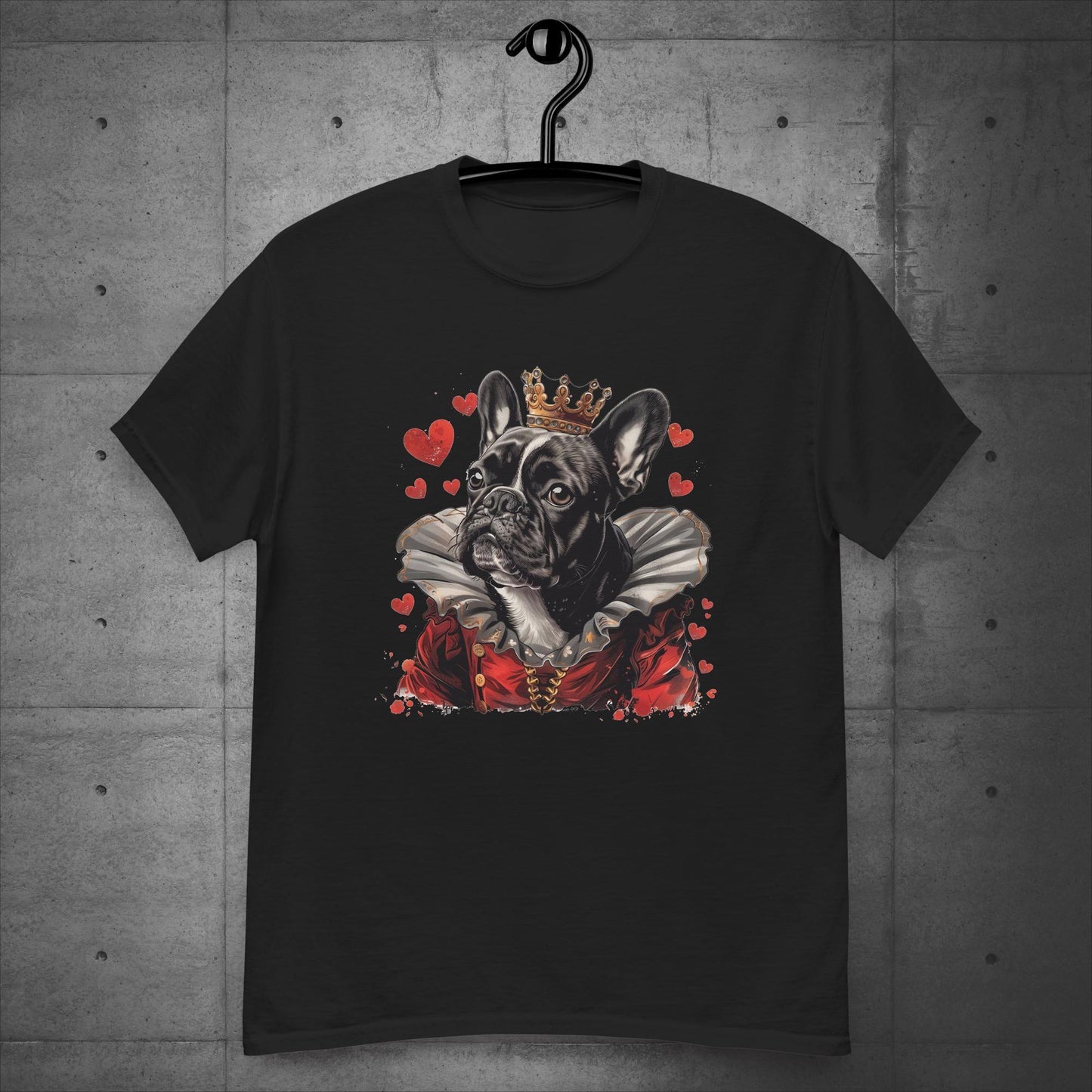 Alice in Wonderland Queen of Hearts Frenchie - Unisex T-Shirt - Frenchie Emporium