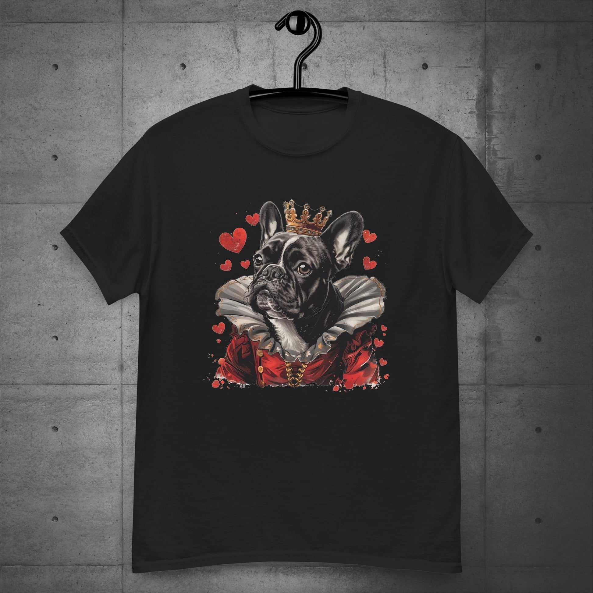 Alice in Wonderland Queen of Hearts Frenchie - Unisex T-Shirt - Frenchie Emporium