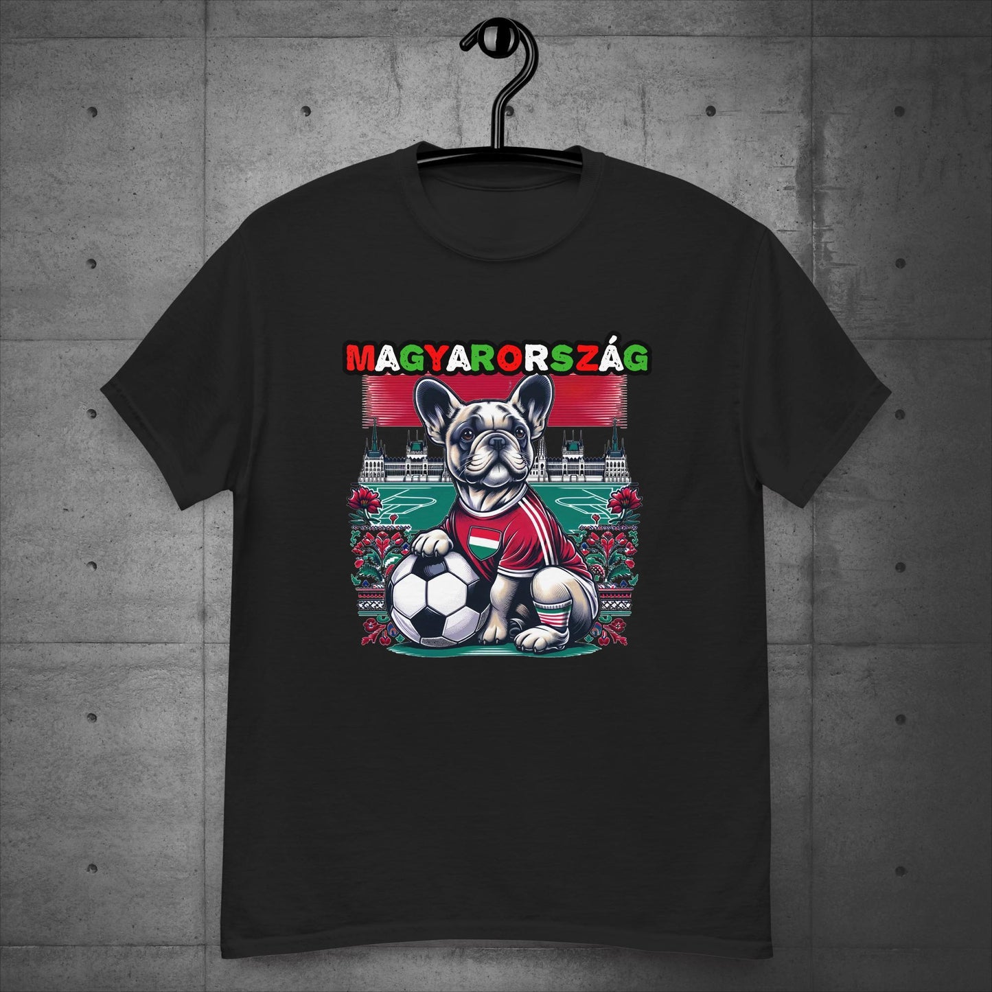 Frenchie Magyarország Football Fan - Unisex T-Shirt - Frenchie Emporium