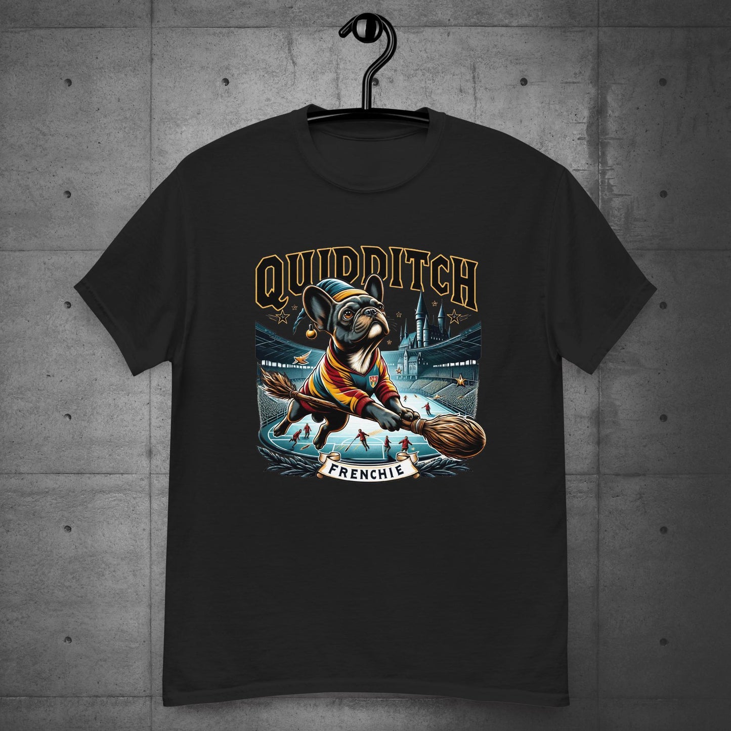 Unisex "Quidditch Frenchie" T-Shirt - Frenchie Emporium
