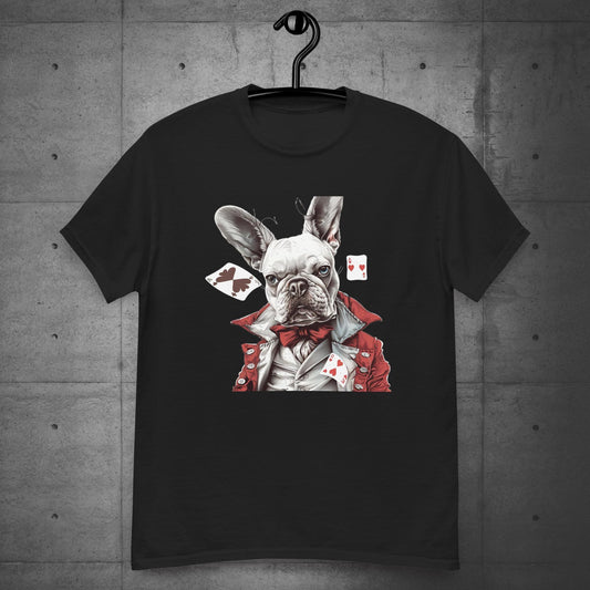 Frenchie "Player of the cards" - Unisex T-Shirt - Frenchie Emporium