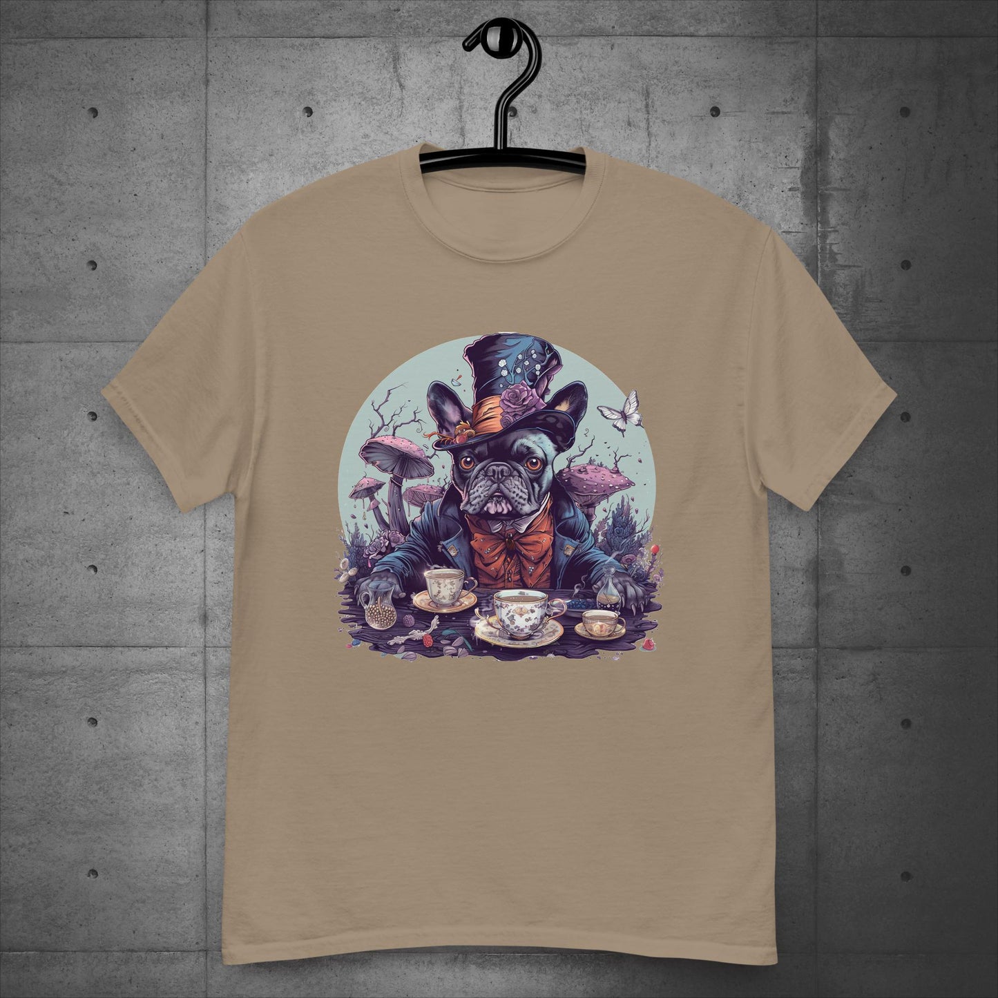 Mad Hatter Frenchie - Unisex T-Shirt