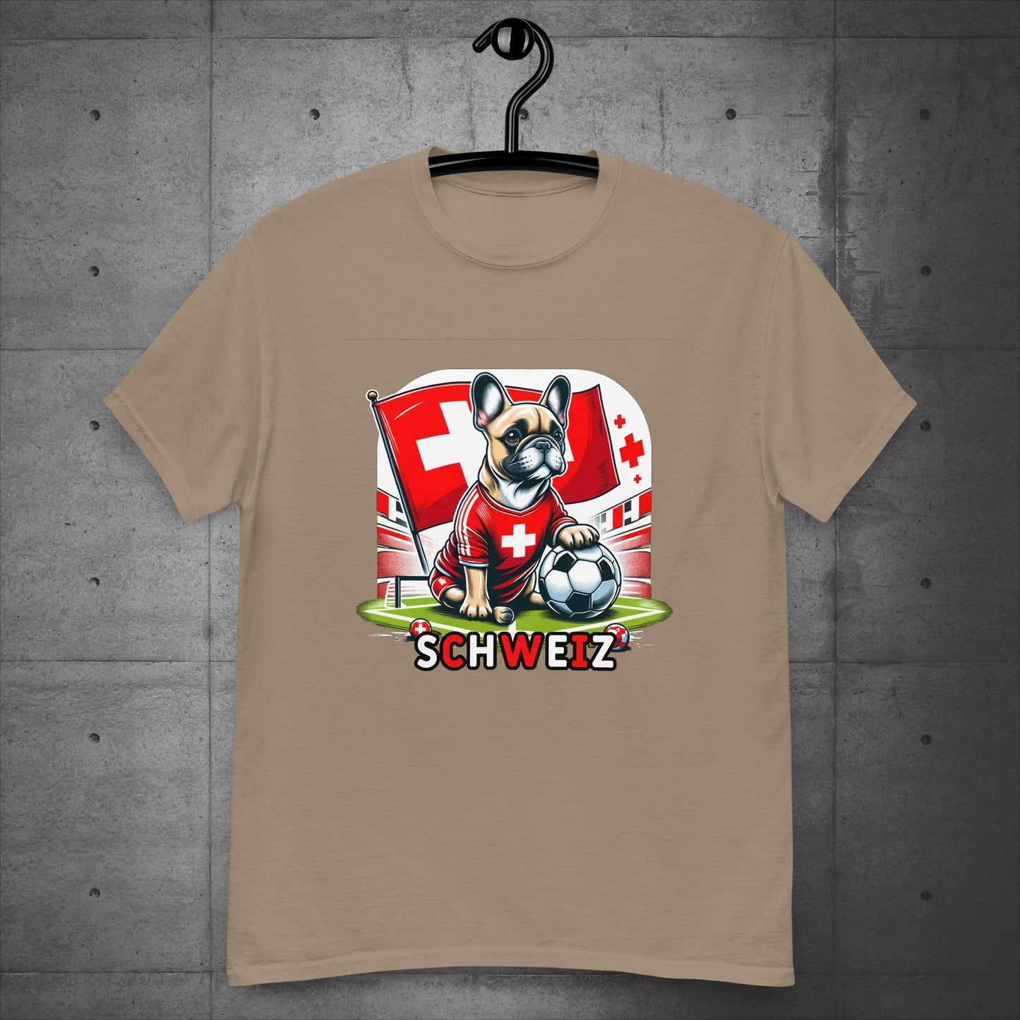 Frenchie Schweiz Football Fan - Unisex T-Shirt - Frenchie Emporium