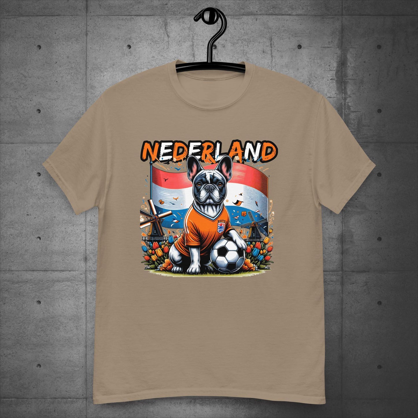 Frenchie Nederland Football Fan - Unisex T-Shirt - Frenchie Emporium