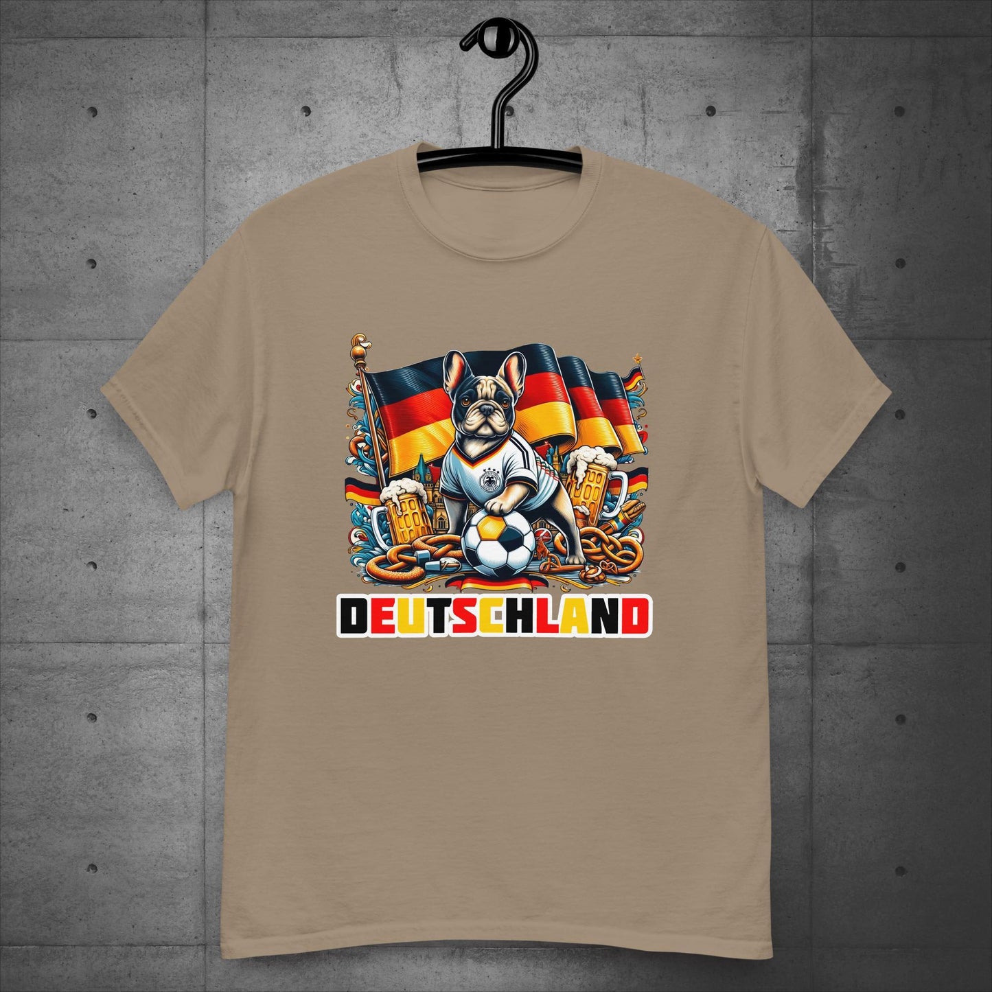 Frenchie Deutschland Football Fan - Unisex T-Shirt - Frenchie Emporium