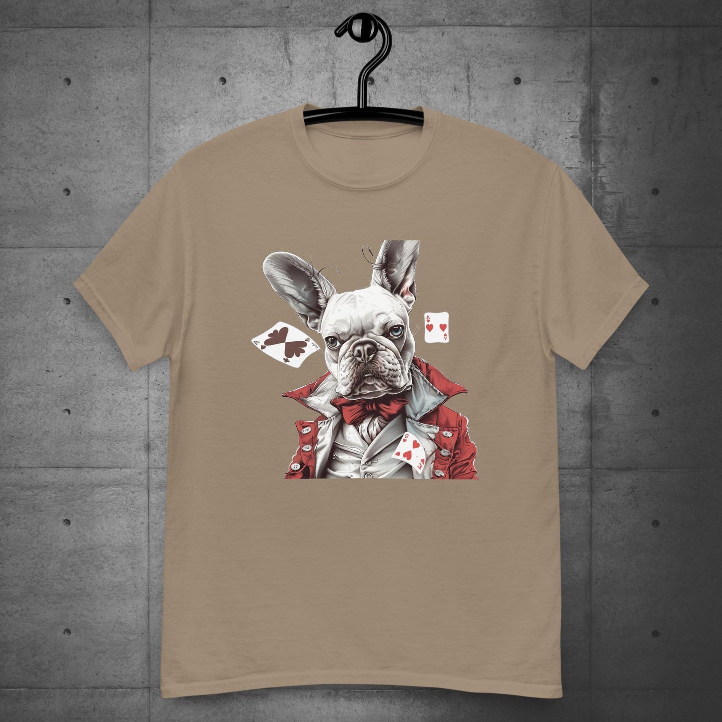 Frenchie "Player of the cards" - Unisex T-Shirt - Frenchie Emporium